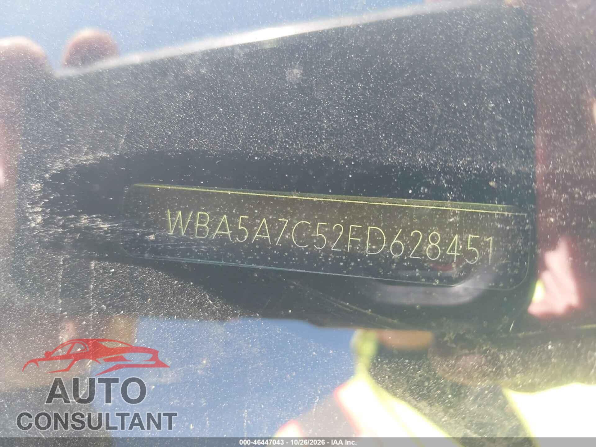 BMW 528I 2015 - WBA5A7C52FD628451