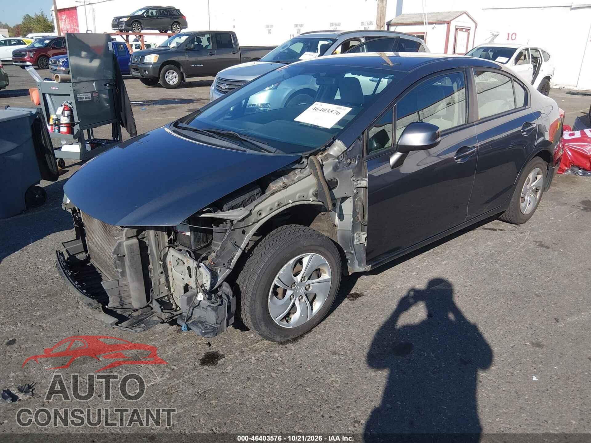 HONDA CIVIC 2013 - 19XFB2F52DE015910