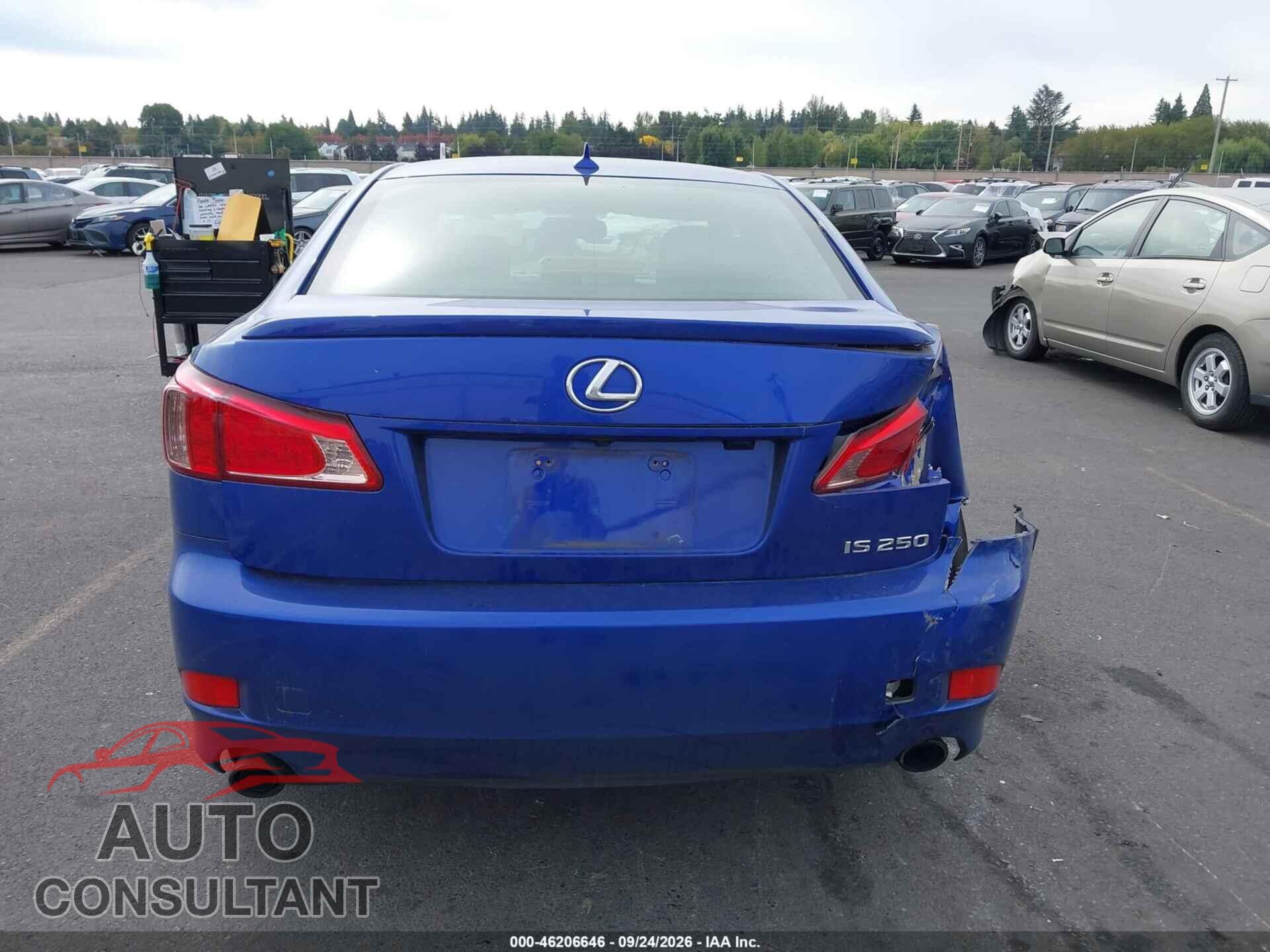 LEXUS IS 250 2011 - JTHBF5C21B5156487
