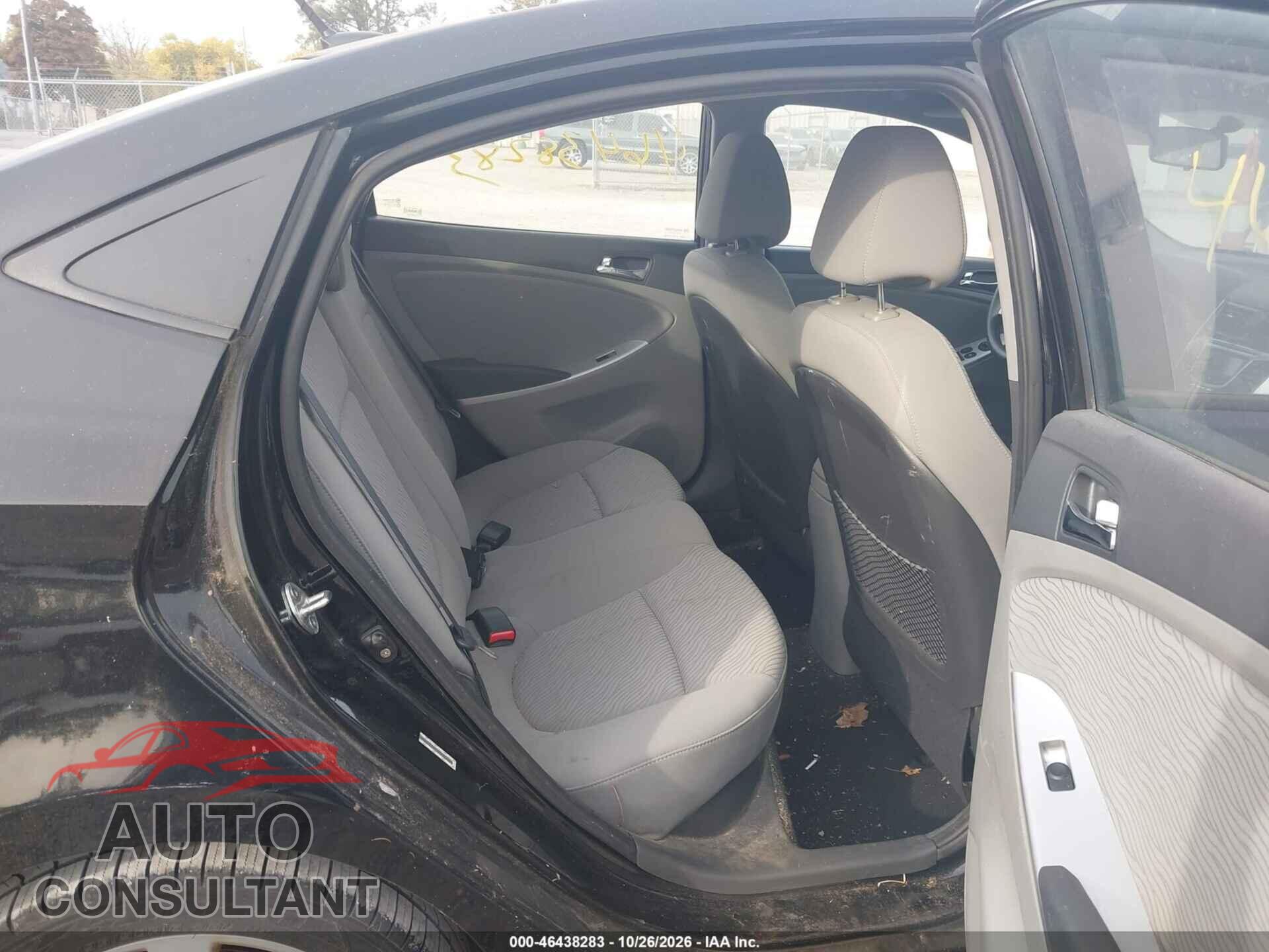 HYUNDAI ACCENT 2012 - KMHCU4AE7CU133205