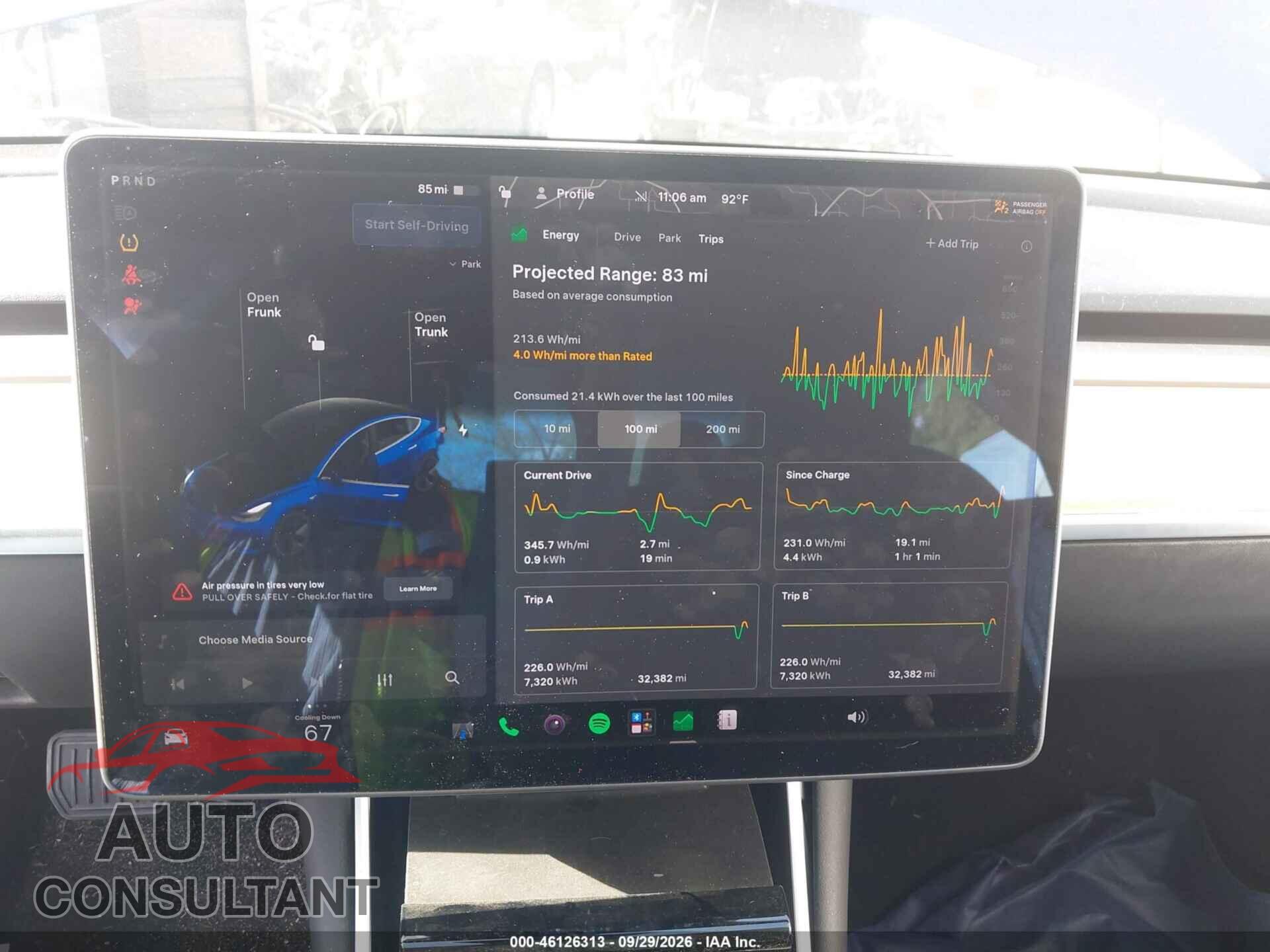 TESLA MODEL 3 2020 - 5YJ3E1EA9LF597337