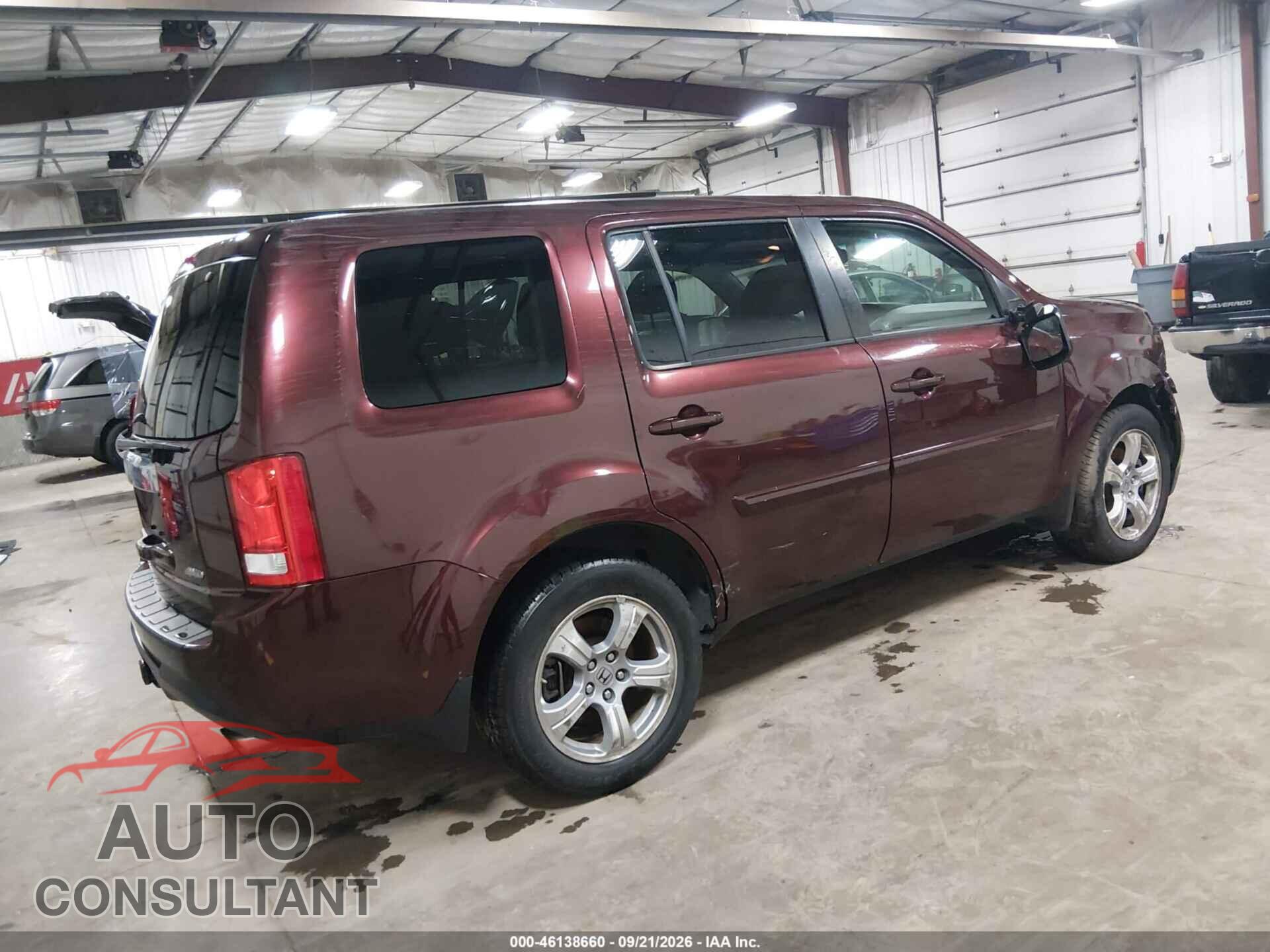 HONDA PILOT 2012 - 5FNYF4H51CB029389