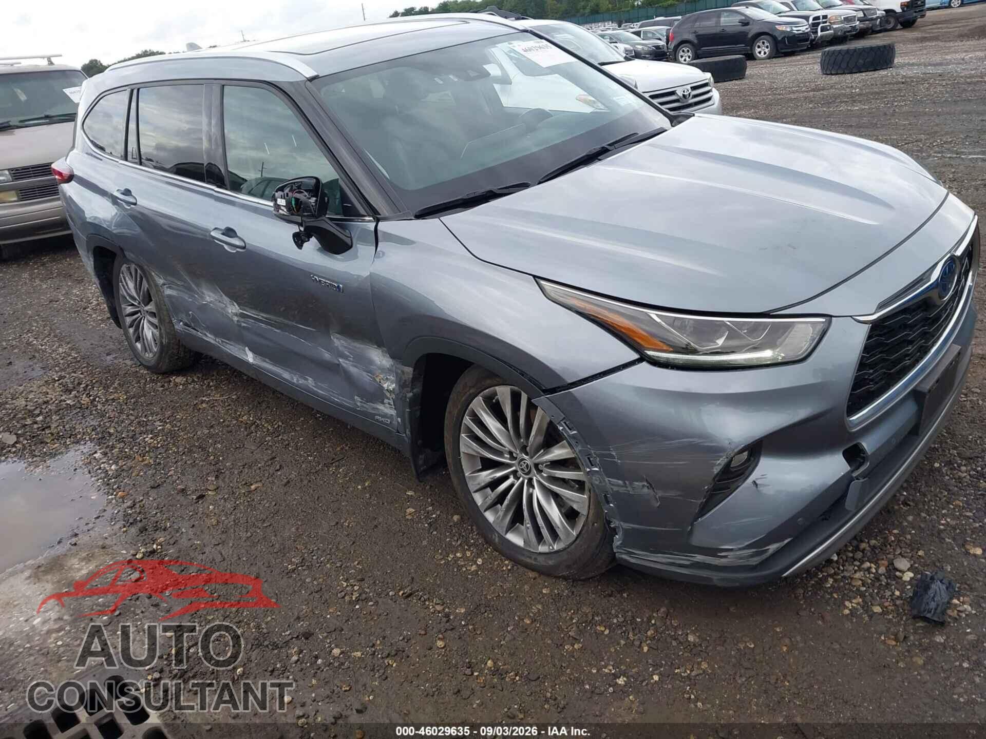 TOYOTA HIGHLANDER 2021 - 5TDEBRCH8MS048189