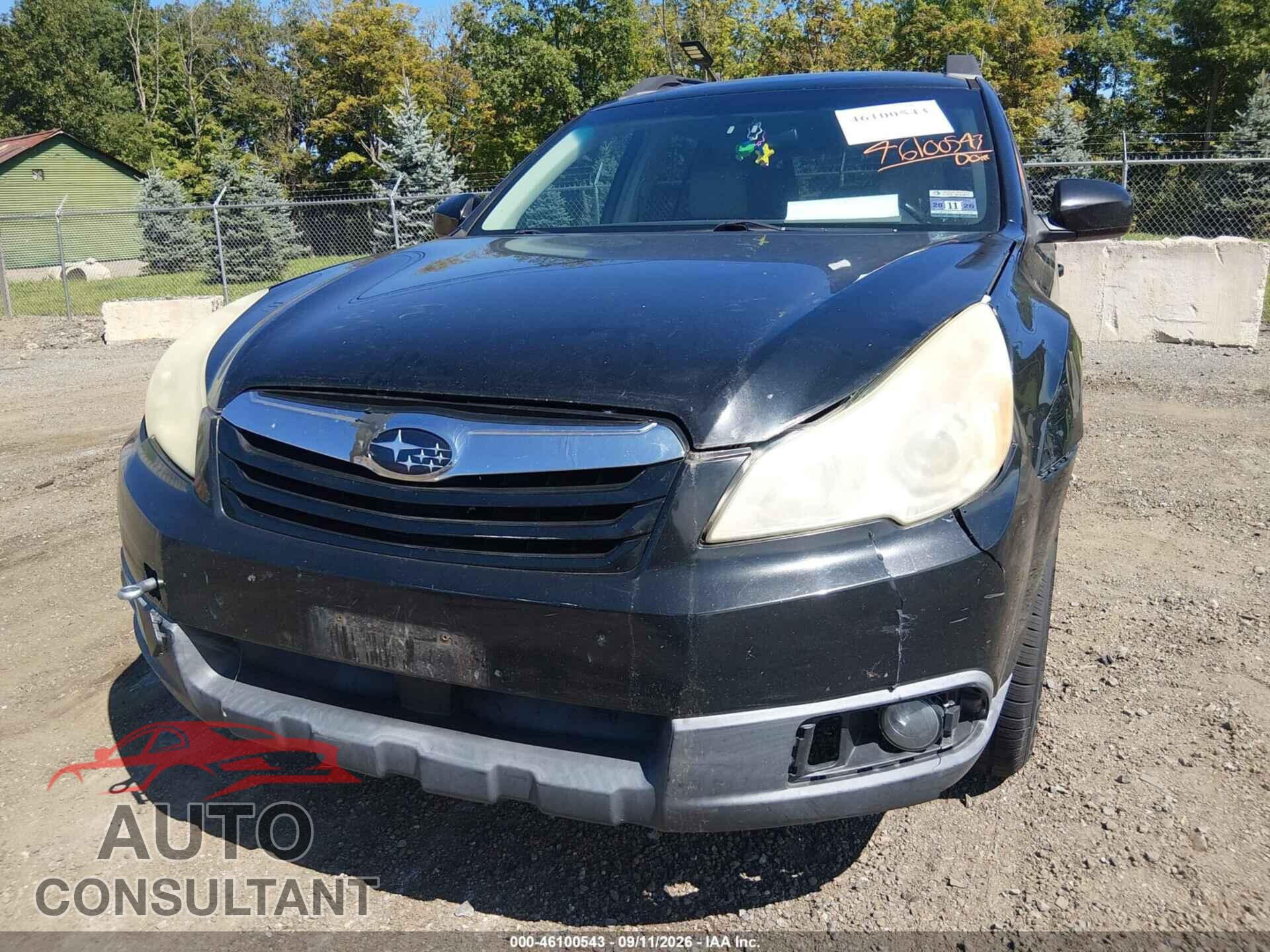 SUBARU OUTBACK 2011 - 4S4BRBCC9B3330698