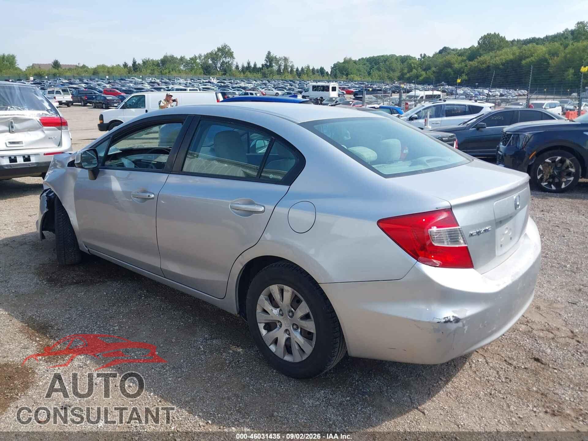 HONDA CIVIC 2012 - 19XFB2F52CE049280