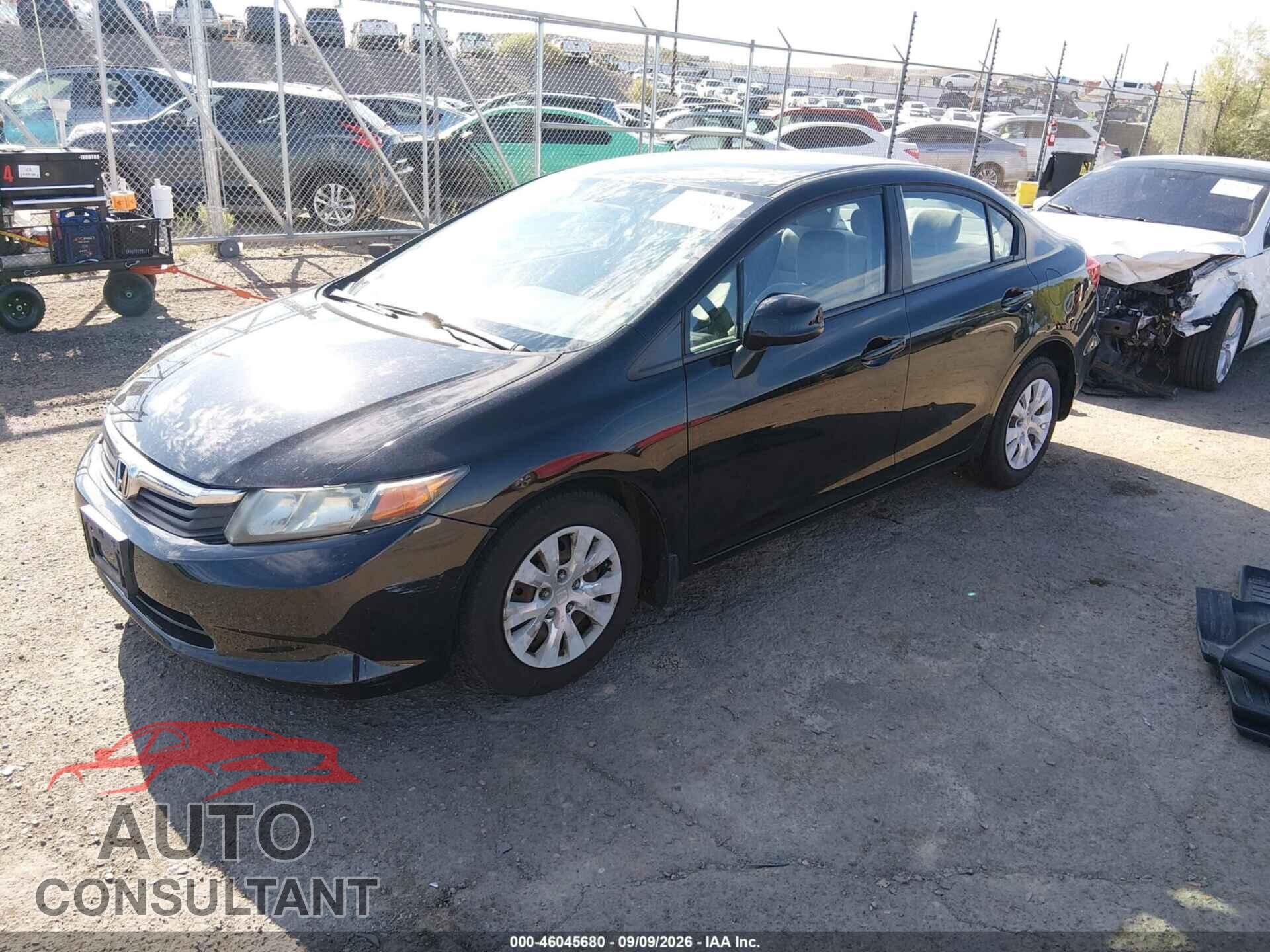 HONDA CIVIC 2012 - 19XFB2F56CE096098