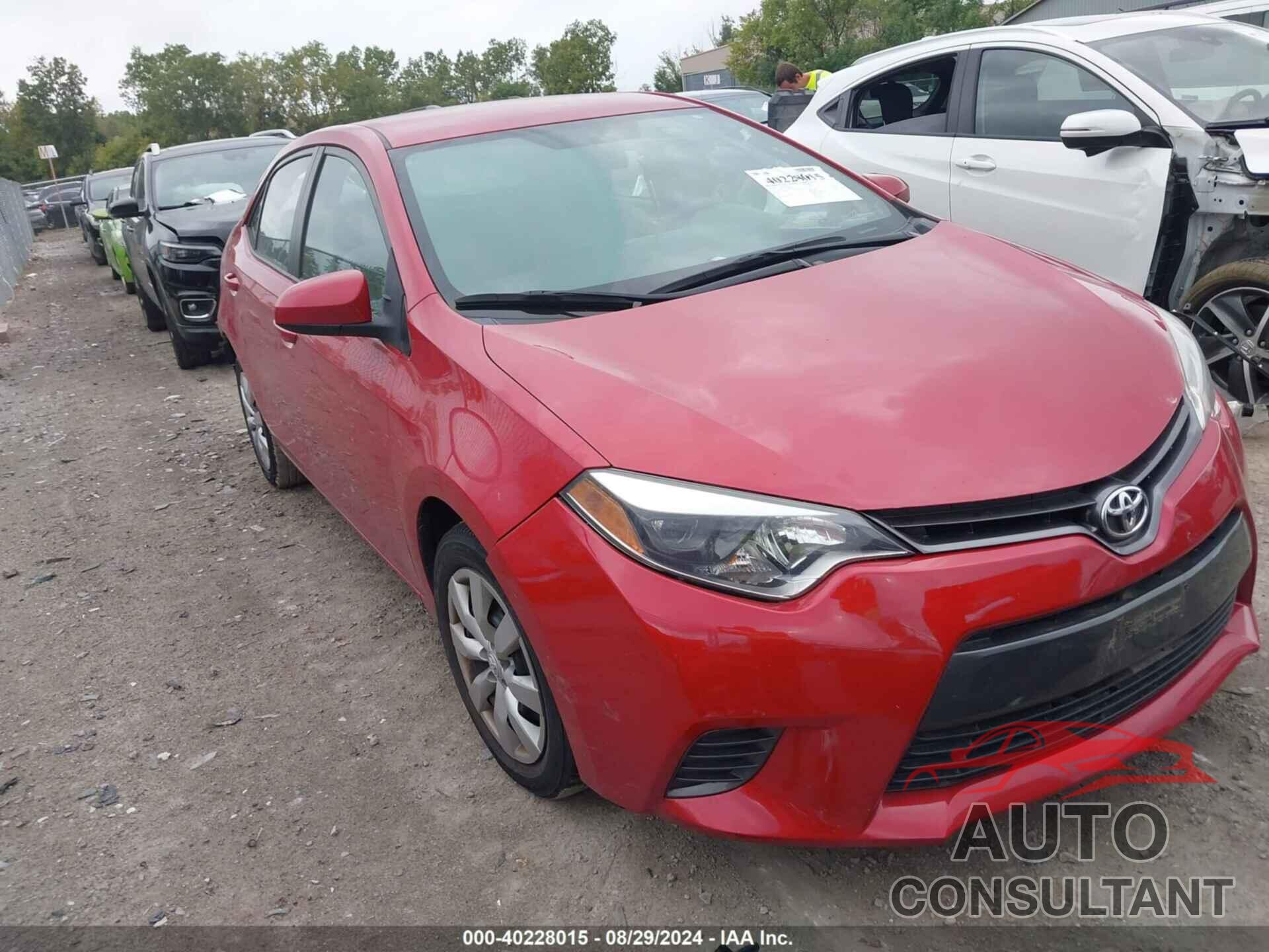 TOYOTA COROLLA 2016 - 2T1BURHE7GC683445