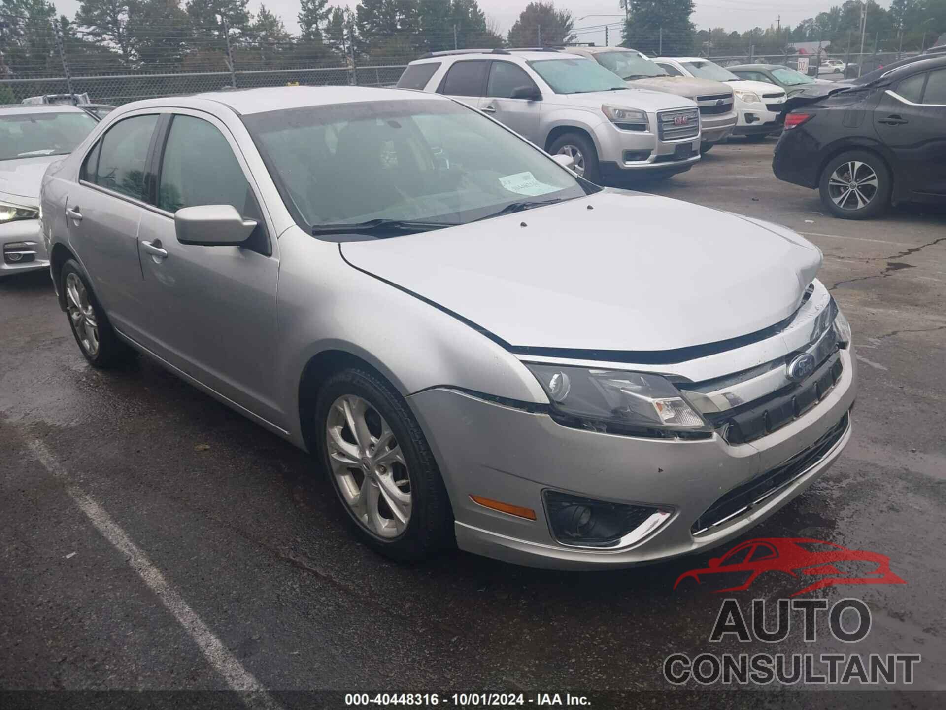 FORD FUSION 2012 - 3FAHP0HA6CR341828