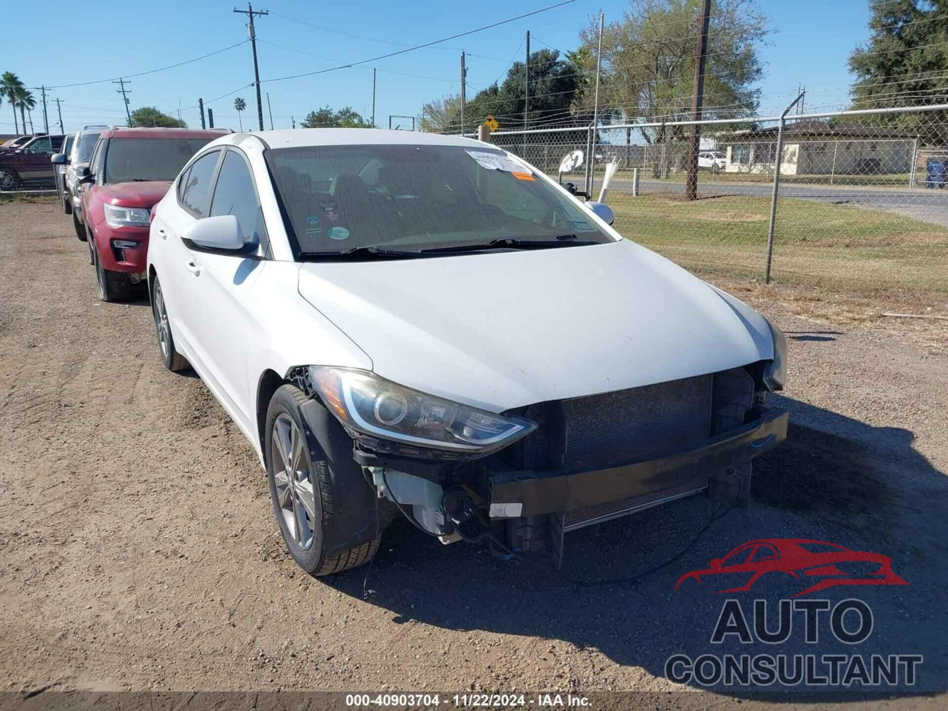 HYUNDAI ELANTRA 2017 - 5NPD84LF6HH062163
