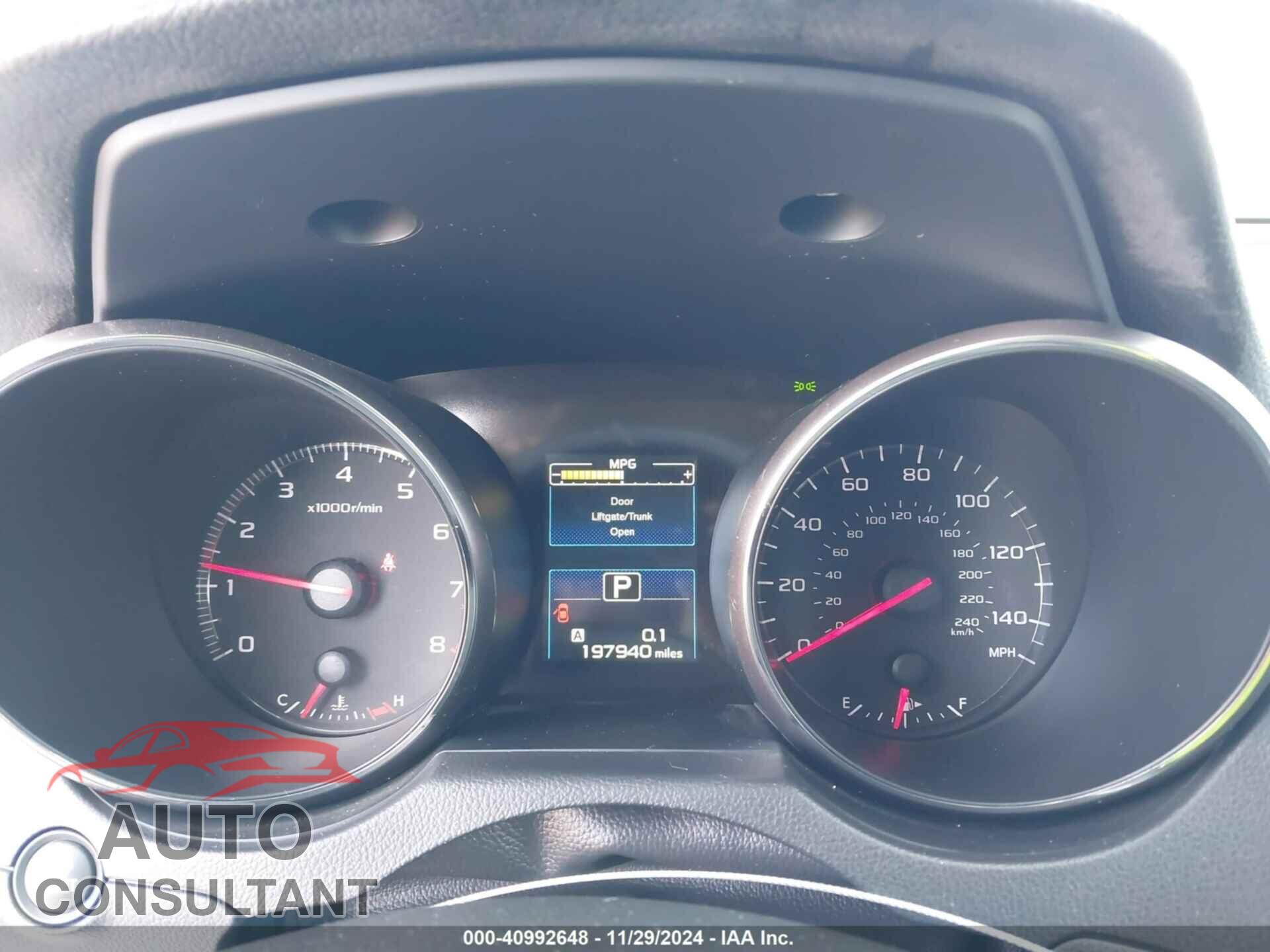 SUBARU OUTBACK 2015 - 4S4BSAACXF3218452
