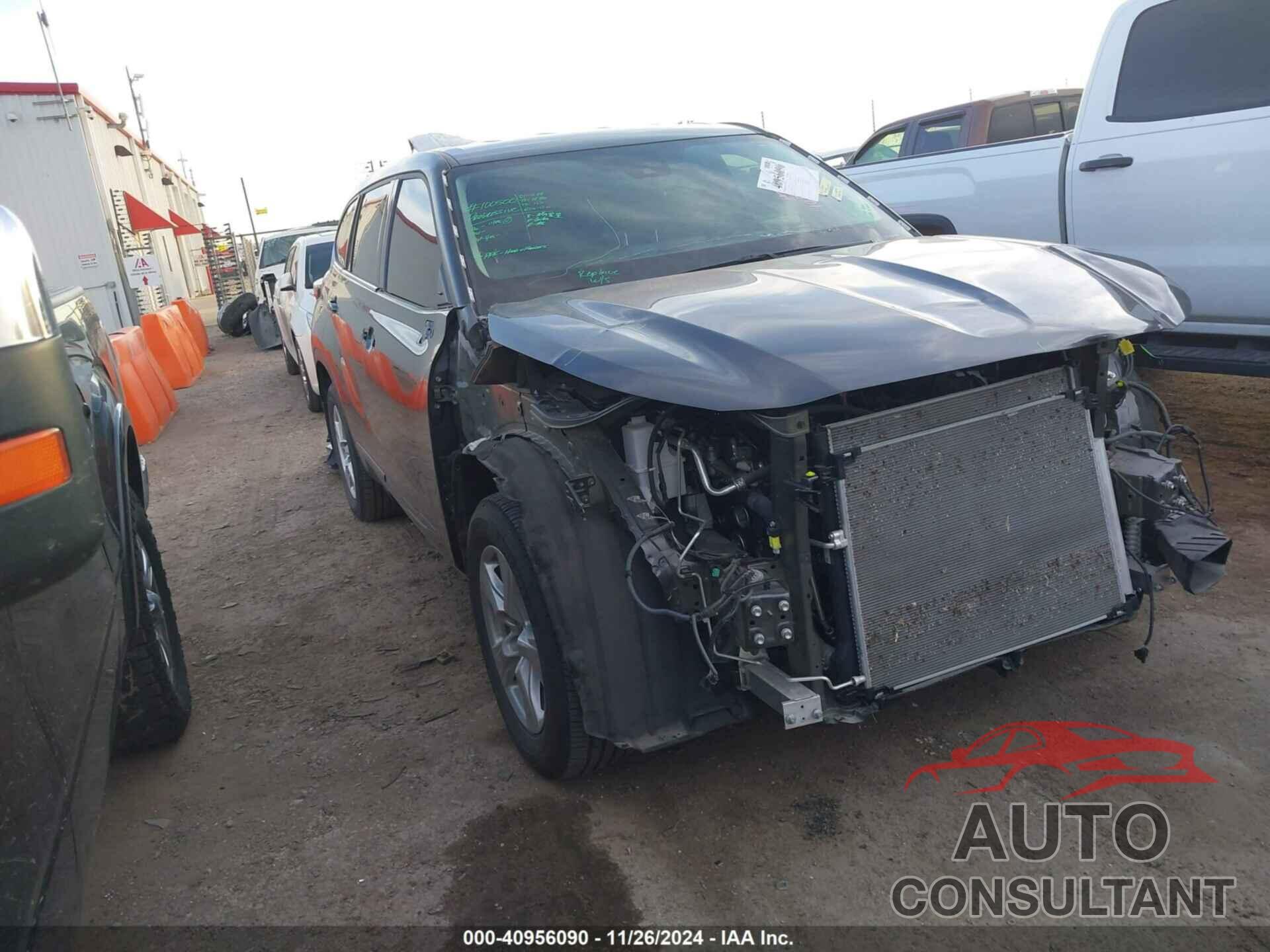 TOYOTA HIGHLANDER 2022 - 5TDCZRAH3NS137692