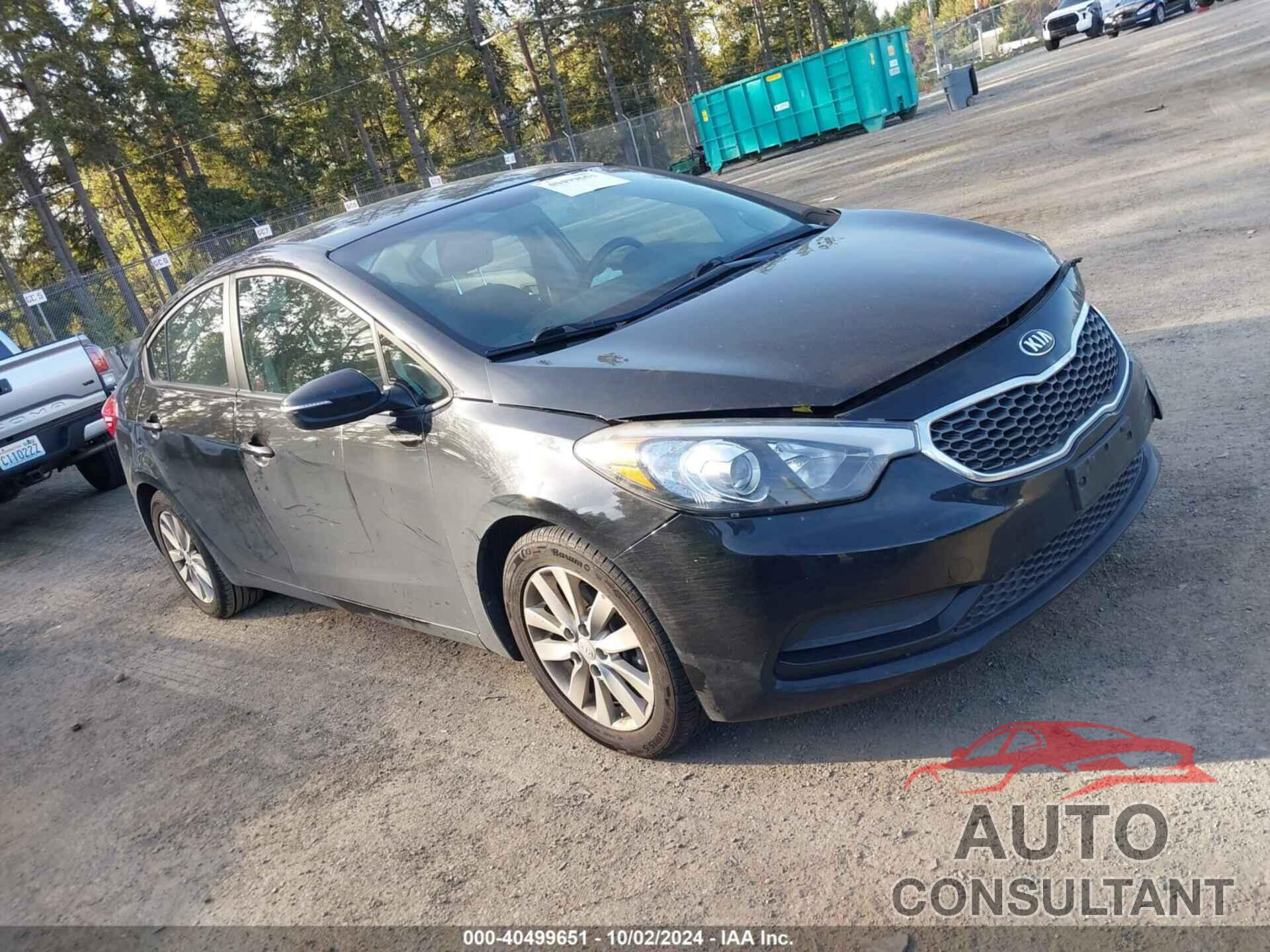 KIA FORTE 2016 - KNAFX4A63G5476141