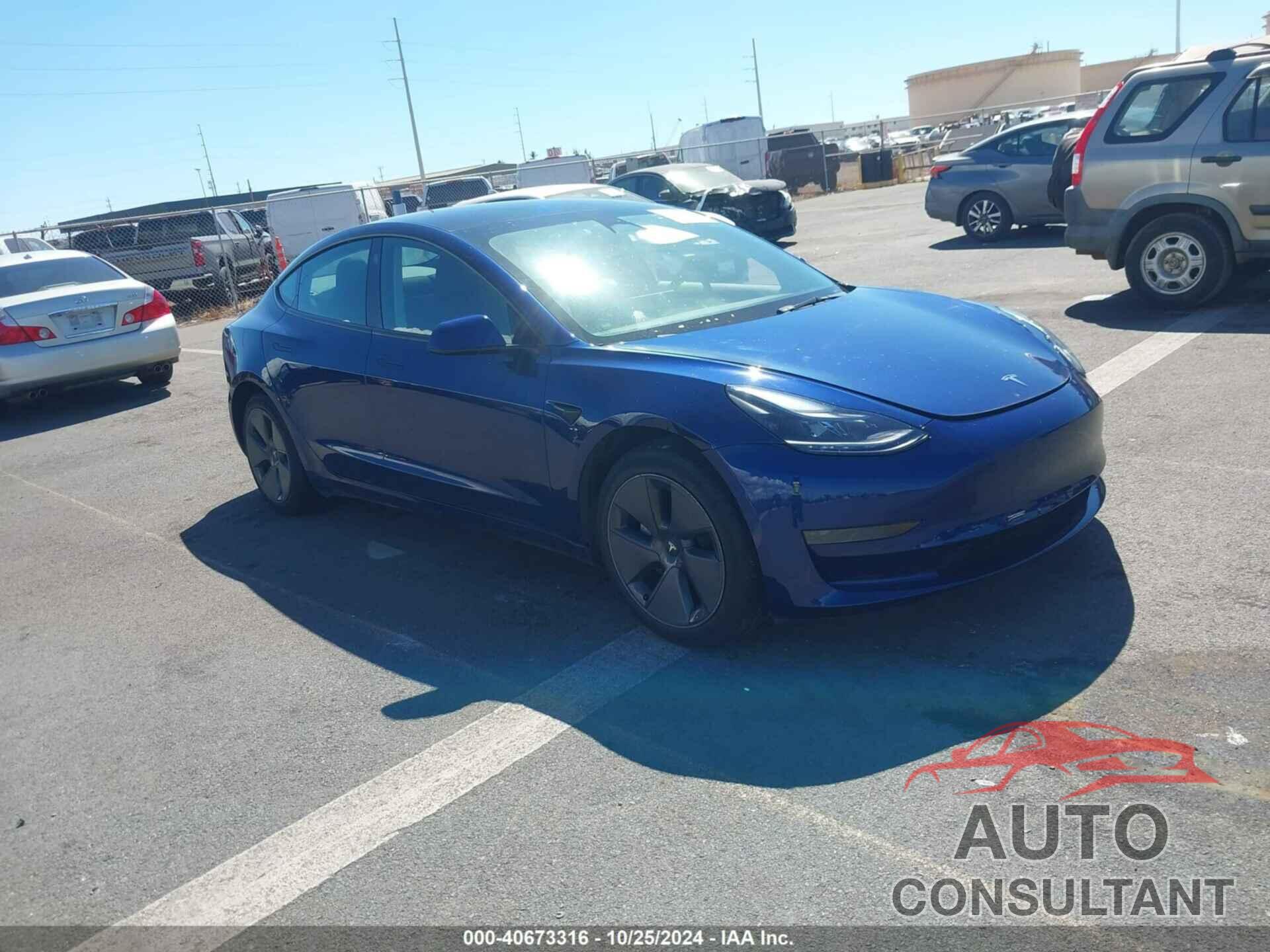 TESLA MODEL 3 2022 - 5YJ3E1EA5NF333616