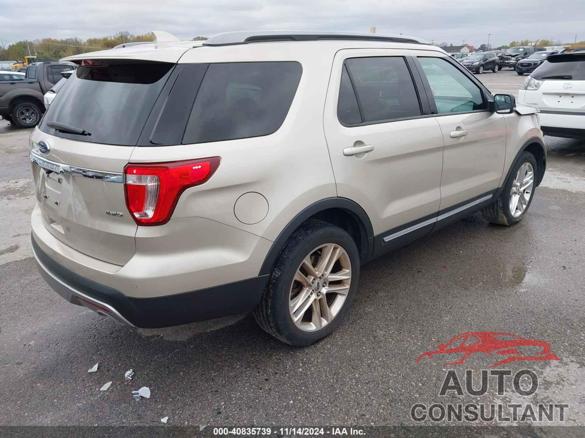 FORD EXPLORER 2017 - 1FM5K8D86HGA99193