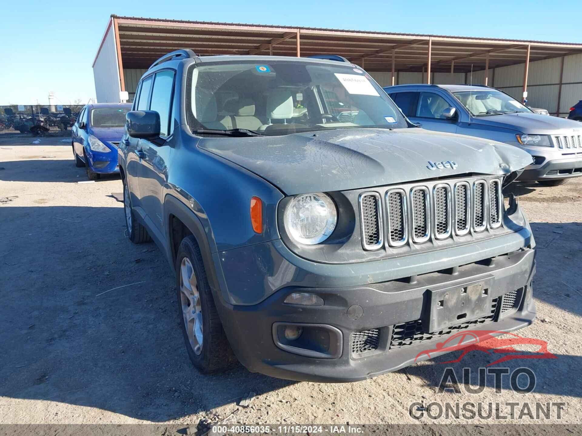 JEEP RENEGADE 2017 - ZACCJABB8HPG41398