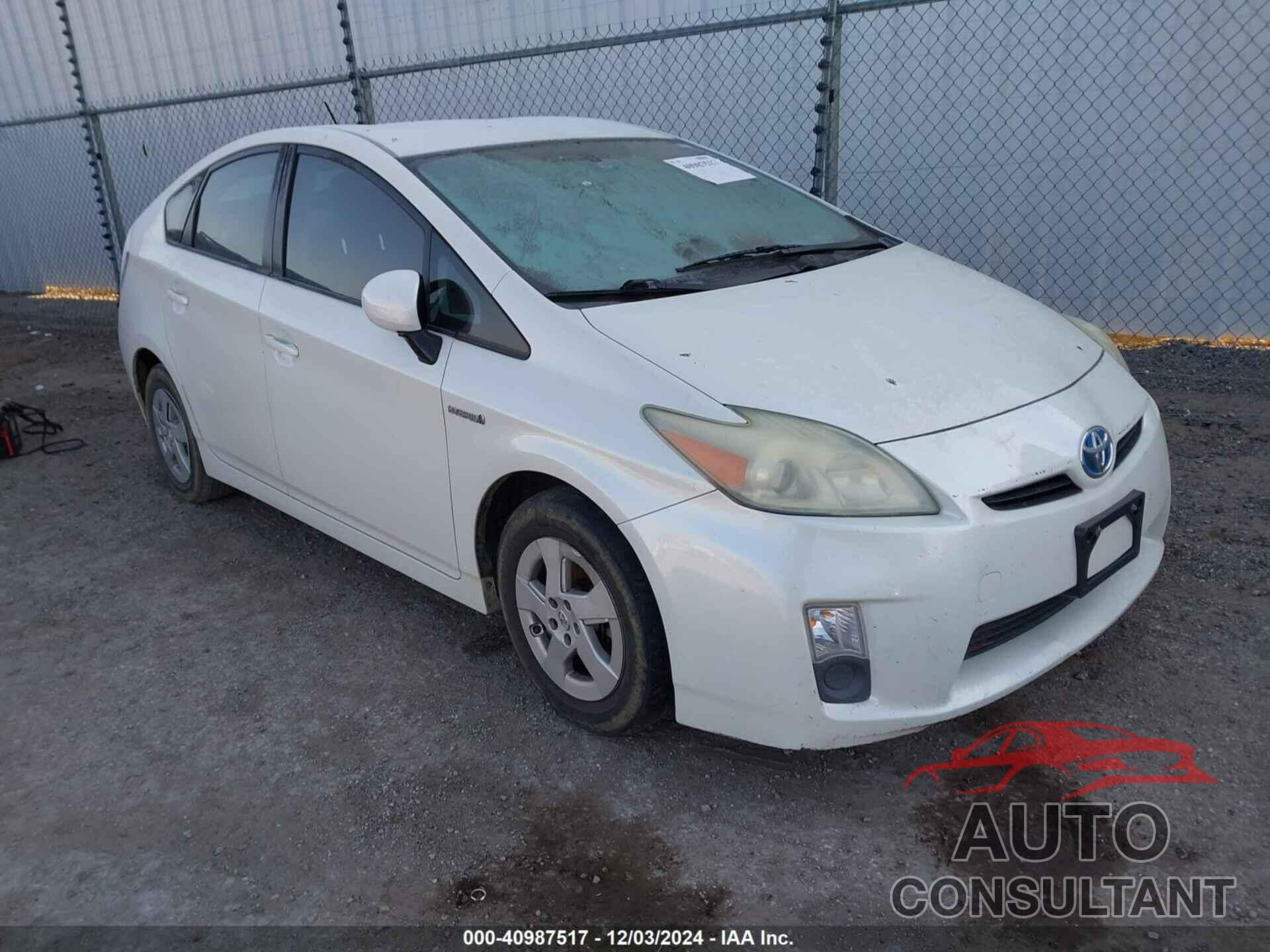 TOYOTA PRIUS 2010 - JTDKN3DUXA1295936