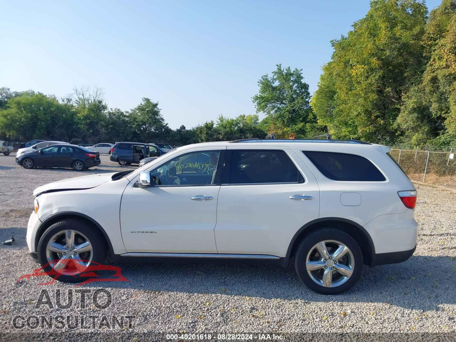 DODGE DURANGO 2012 - 1C4RDJEGXCC322462