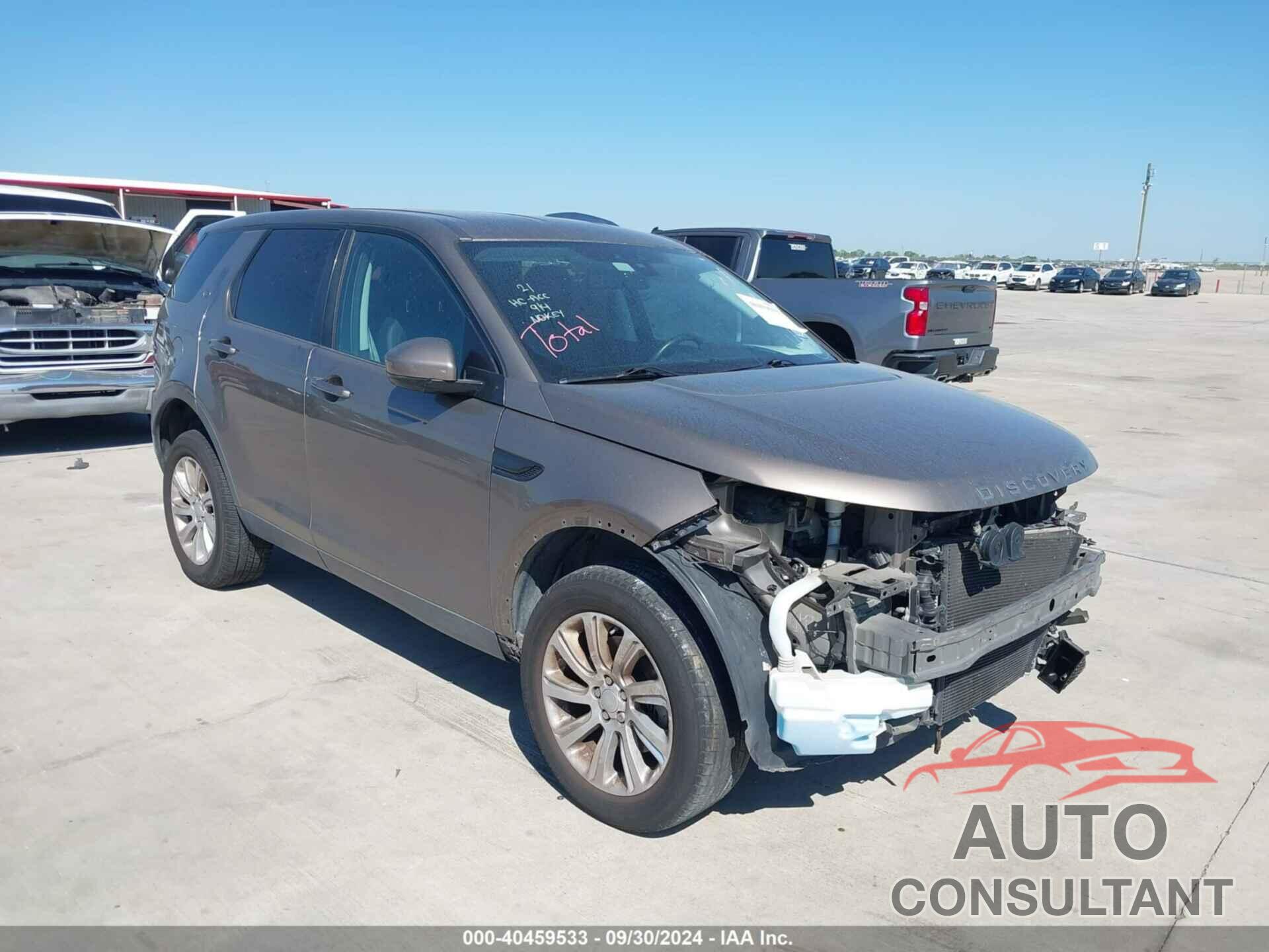 LAND ROVER DISCOVERY SPORT 2016 - SALCP2BG2GH554790