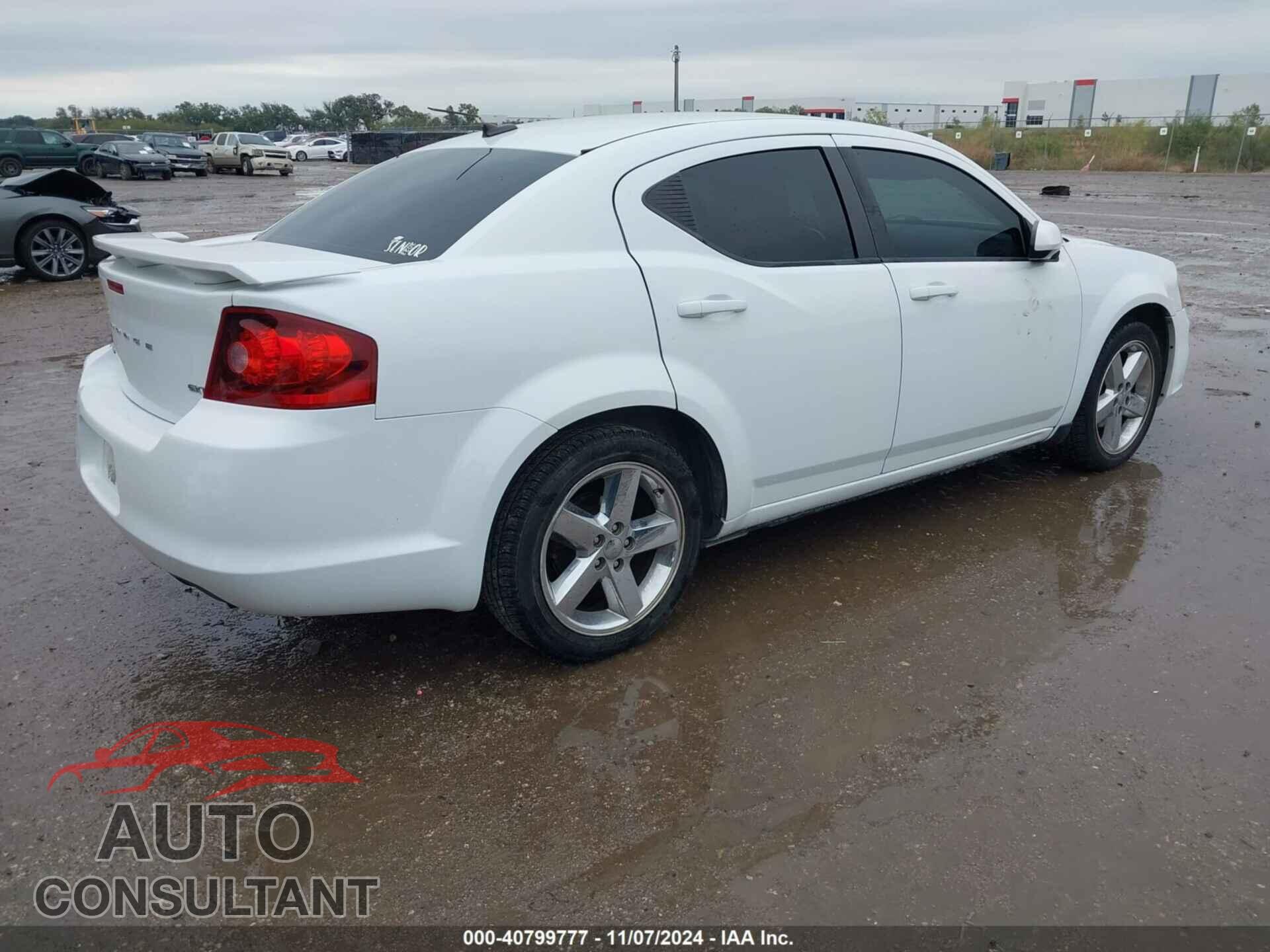 DODGE AVENGER 2013 - 1C3CDZCB4DN581275