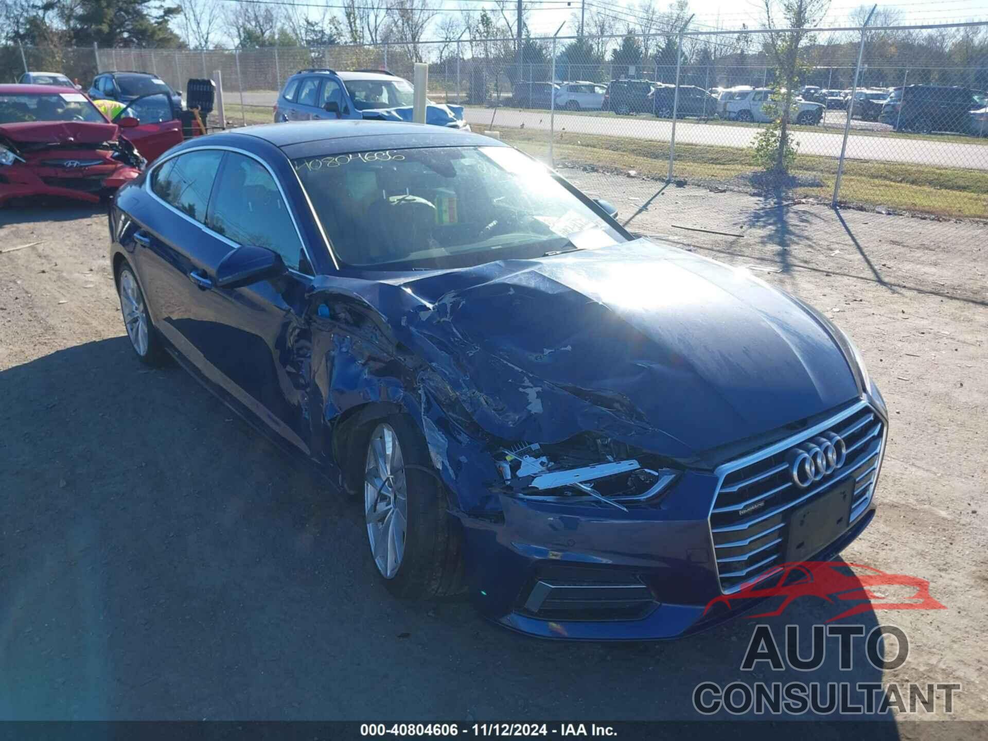 AUDI A5 2018 - WAUBNCF58JA088528