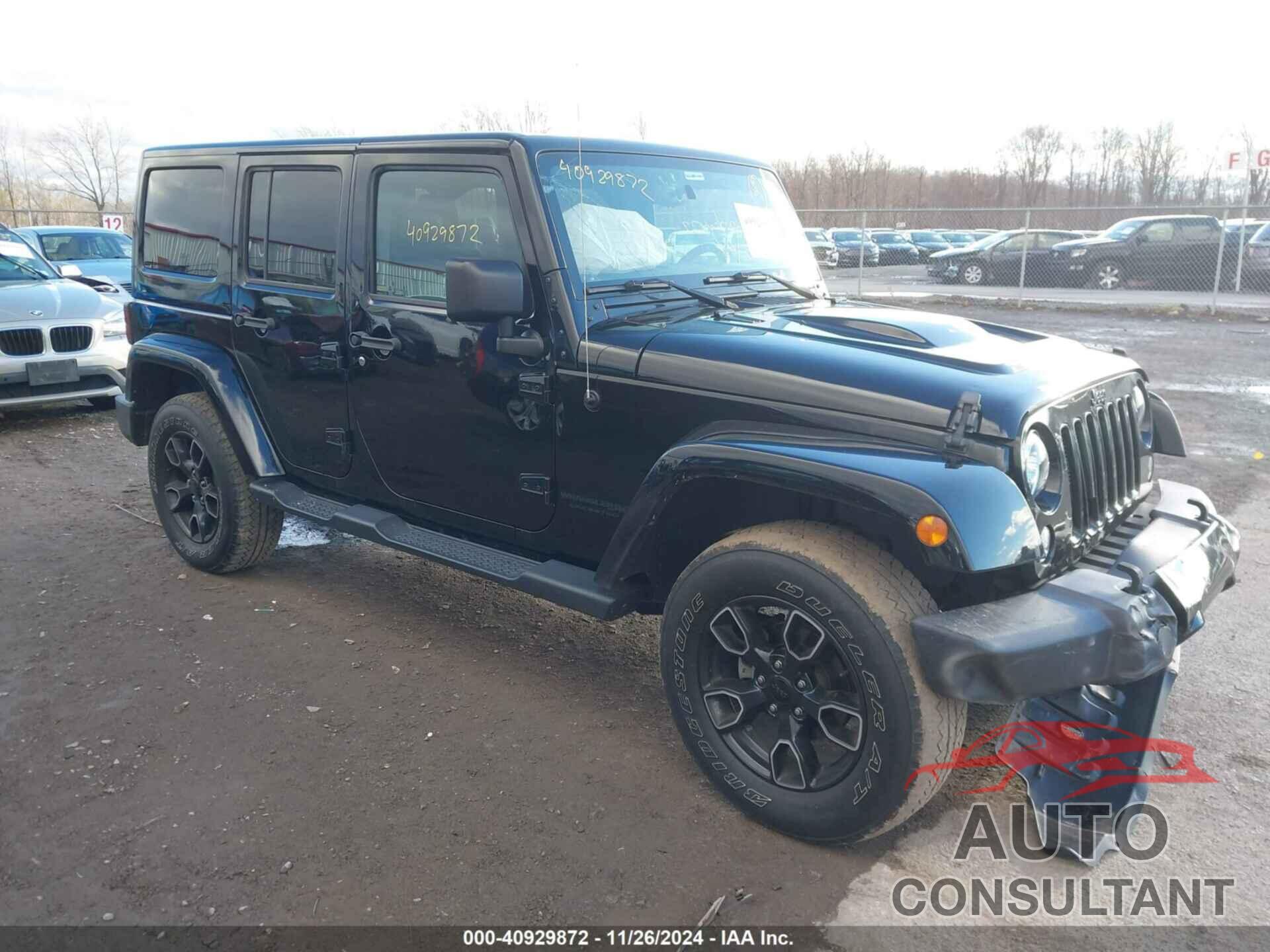 JEEP WRANGLER JK UNLIMITED 2018 - 1C4BJWEG0JL864500