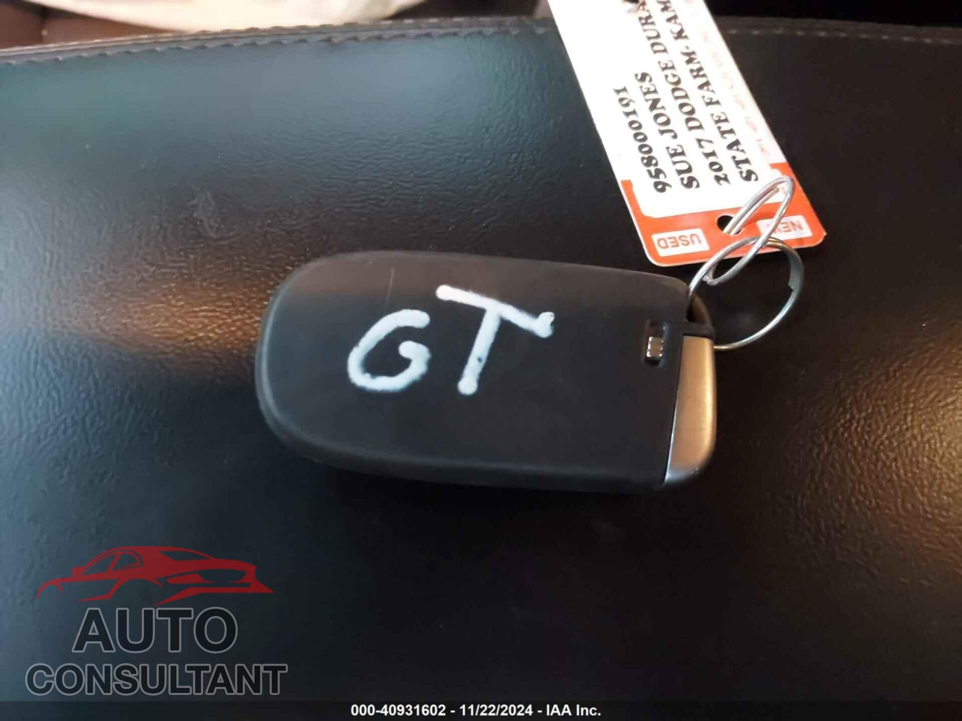 DODGE DURANGO 2017 - 1C4RDJDG1HC737226