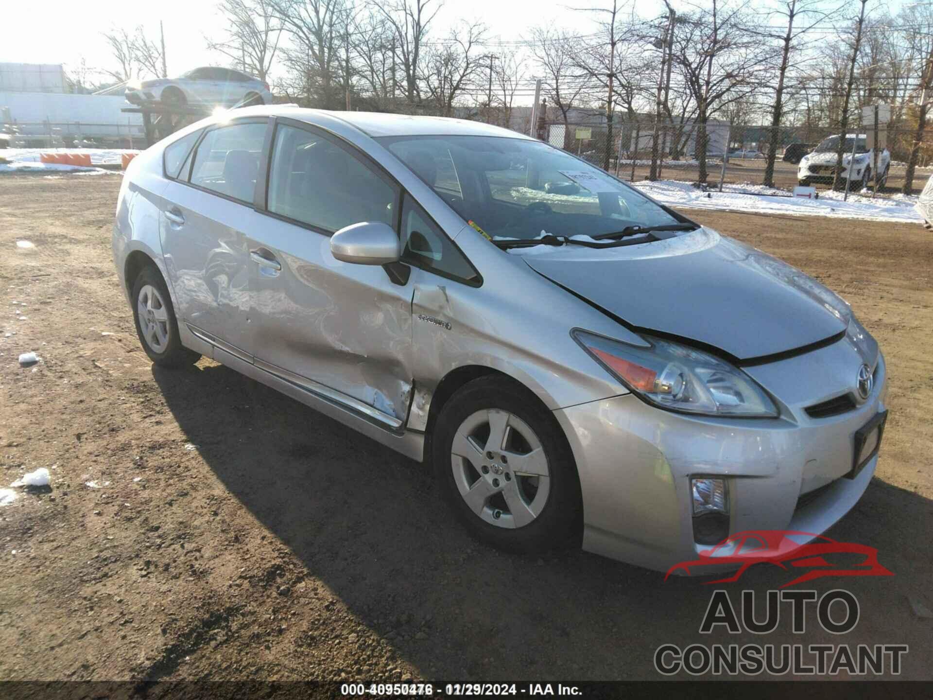 TOYOTA PRIUS 2011 - JTDKN3DU9B1403223