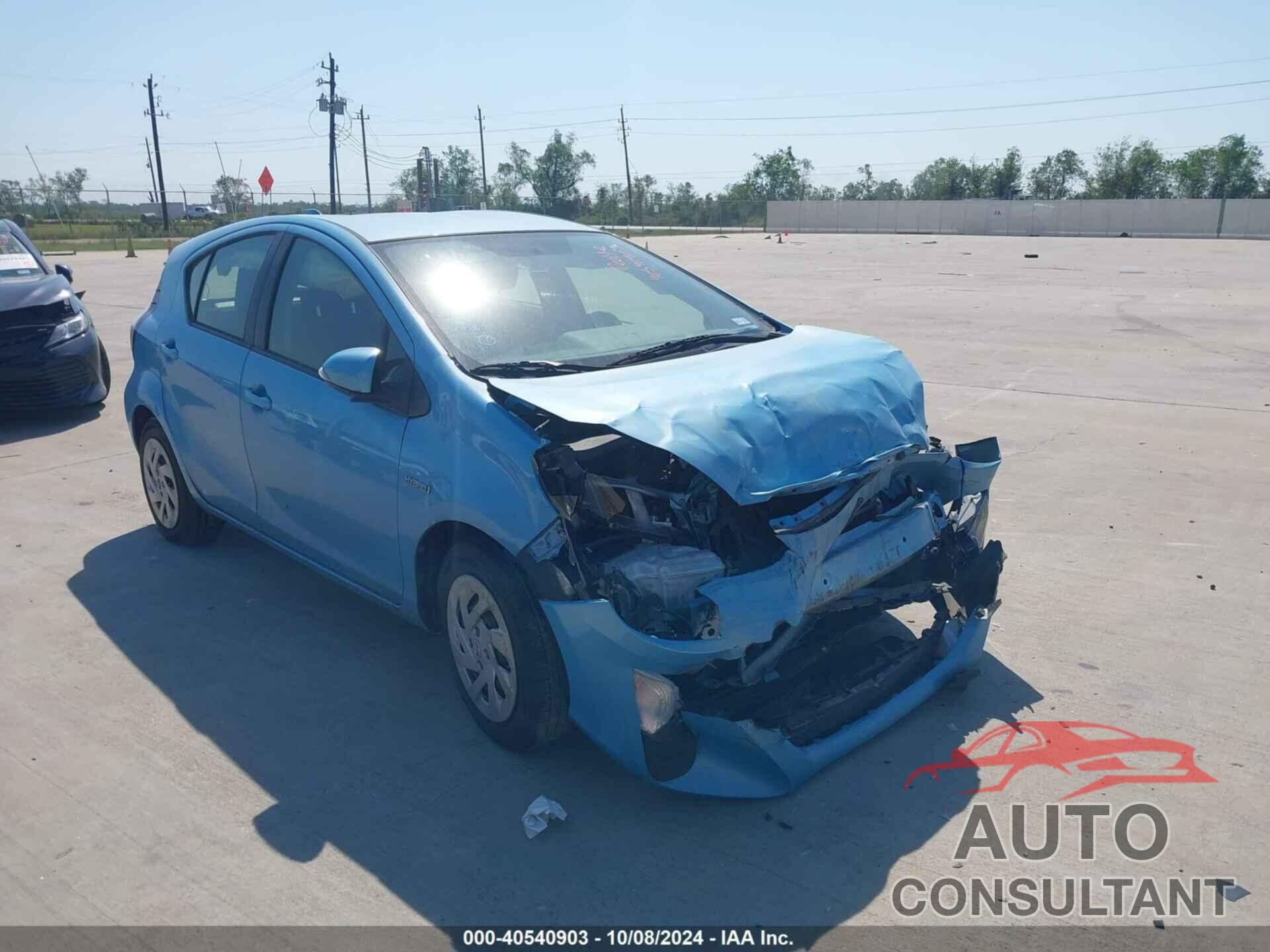 TOYOTA PRIUS C 2016 - JTDKDTB32G1131649