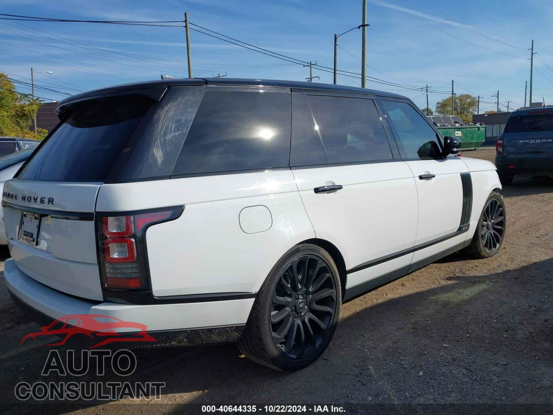 LAND ROVER RANGE ROVER 2017 - SALGS5FE7HA362320