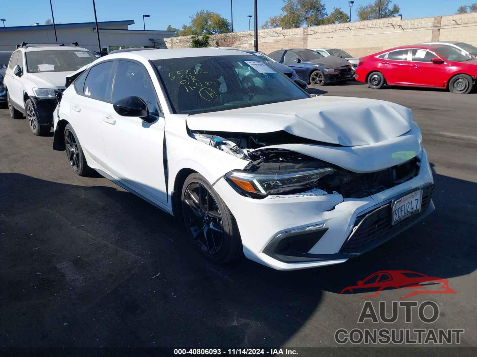 HONDA CIVIC 2022 - 19XFL2H81NE022899