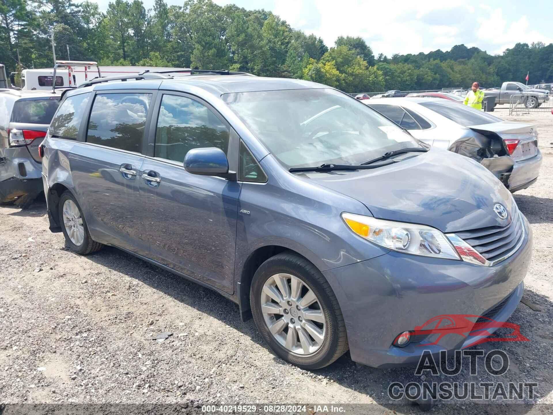 TOYOTA SIENNA 2016 - 5TDDK3DC7GS139129