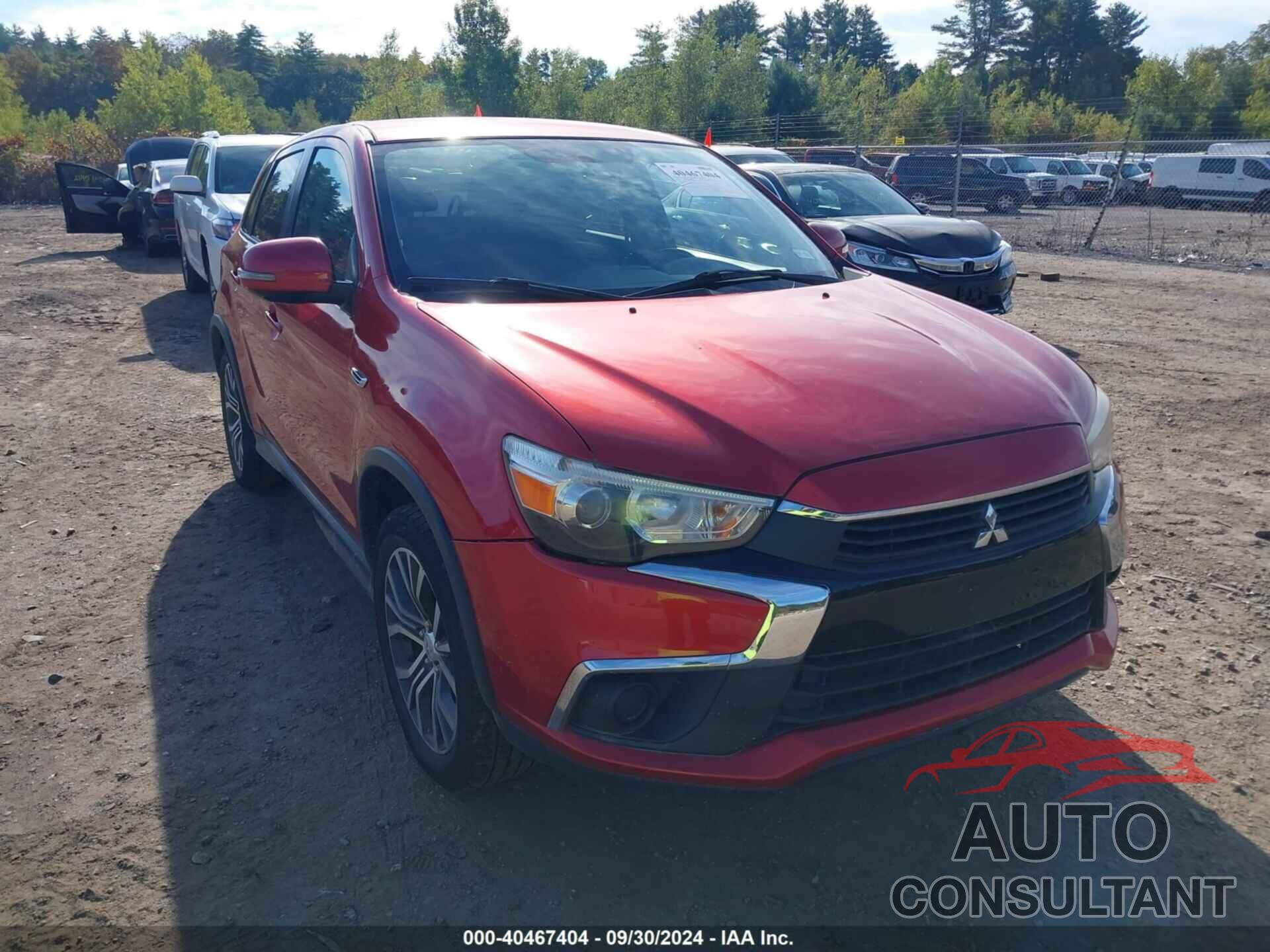 MITSUBISHI OUTLANDER SPORT 2016 - JA4AP3AW4GZ049299