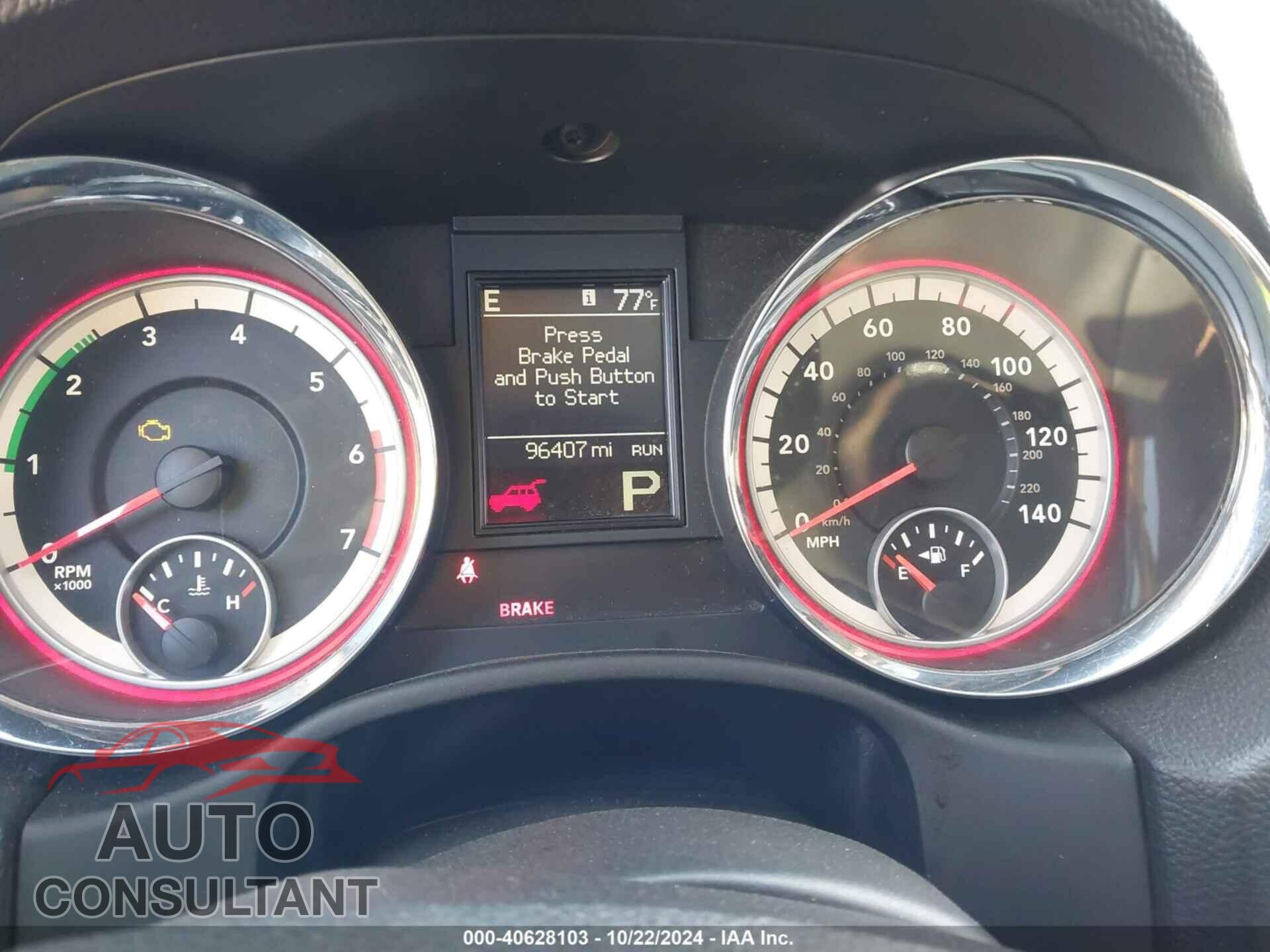 DODGE DURANGO 2013 - 1C4SDJCT7DC660484