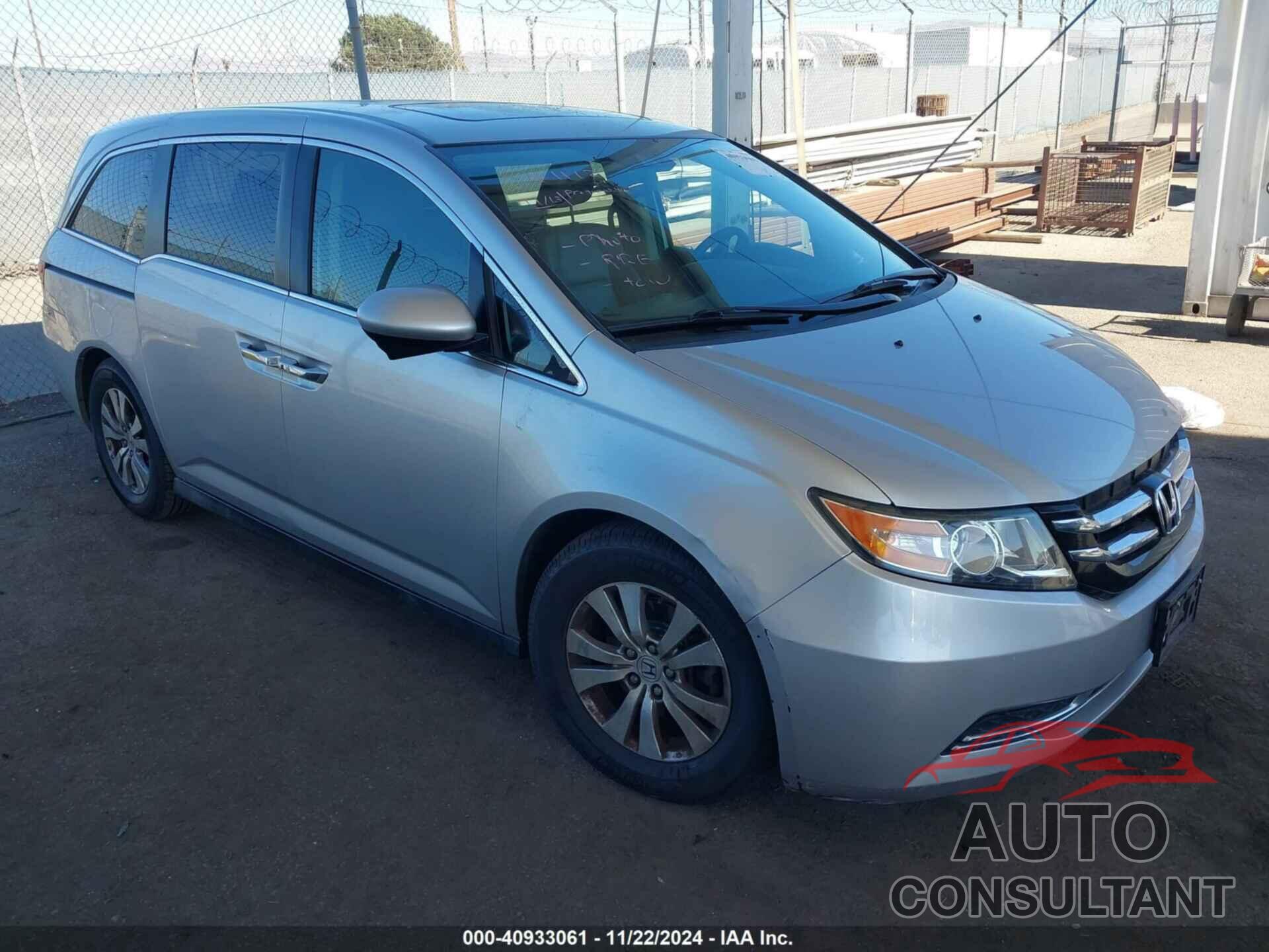 HONDA ODYSSEY 2014 - 5FNRL5H65EB047022