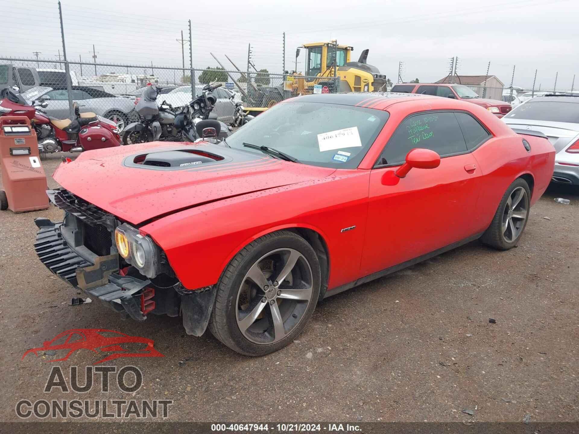 DODGE CHALLENGER 2016 - 2C3CDZBT8GH184787