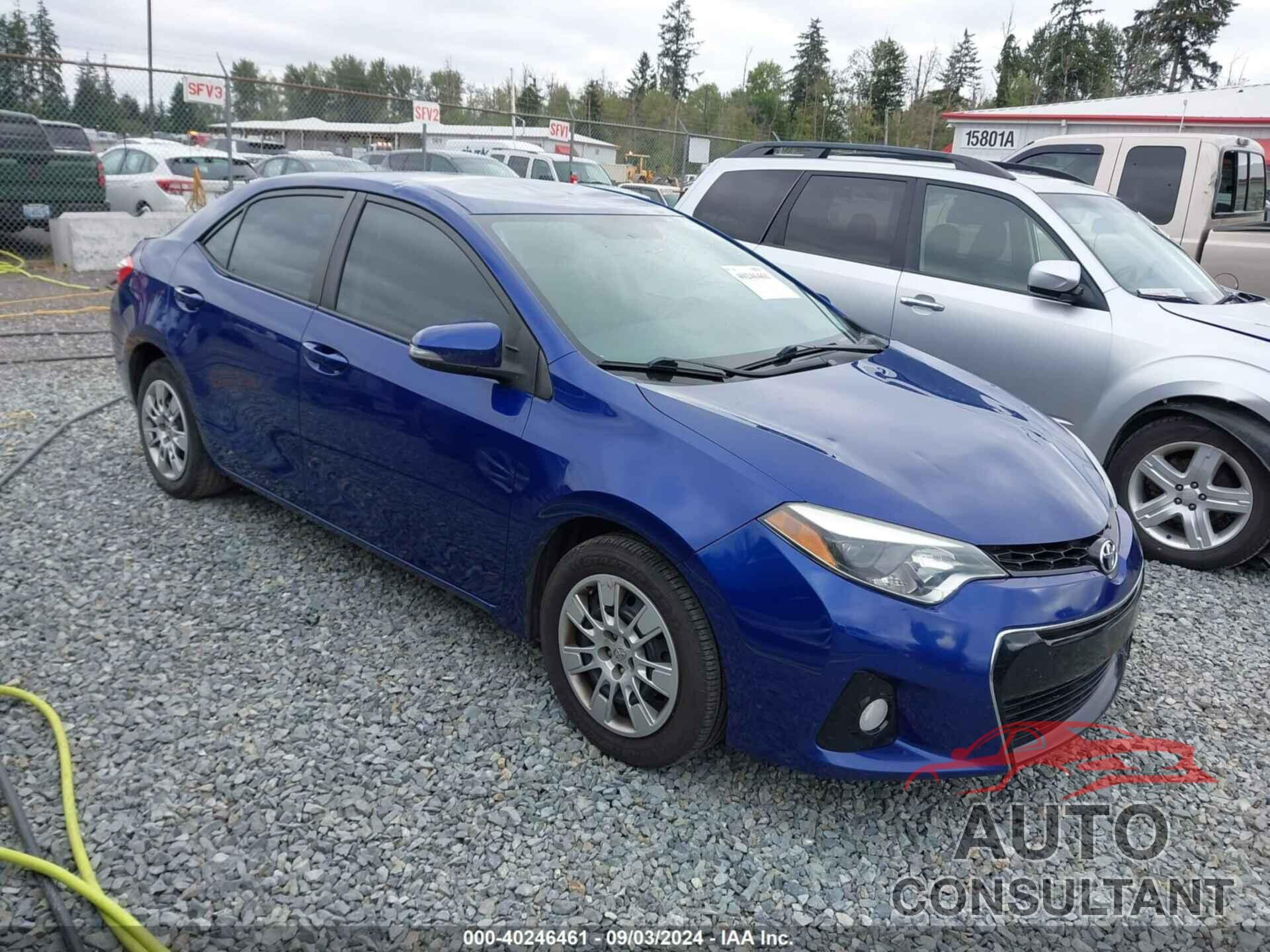 TOYOTA COROLLA 2016 - 2T1BURHE4GC586767