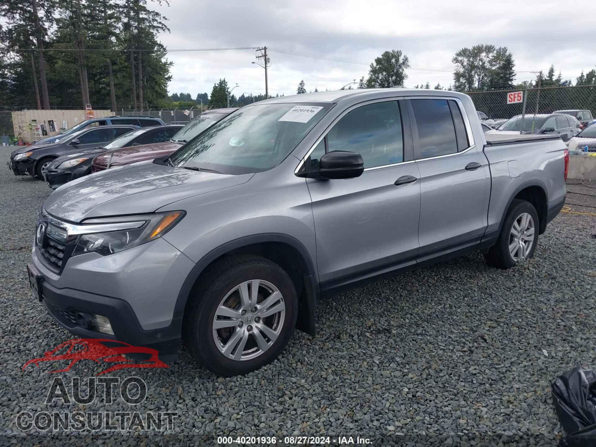 HONDA RIDGELINE 2017 - 5FPYK3F29HB020081