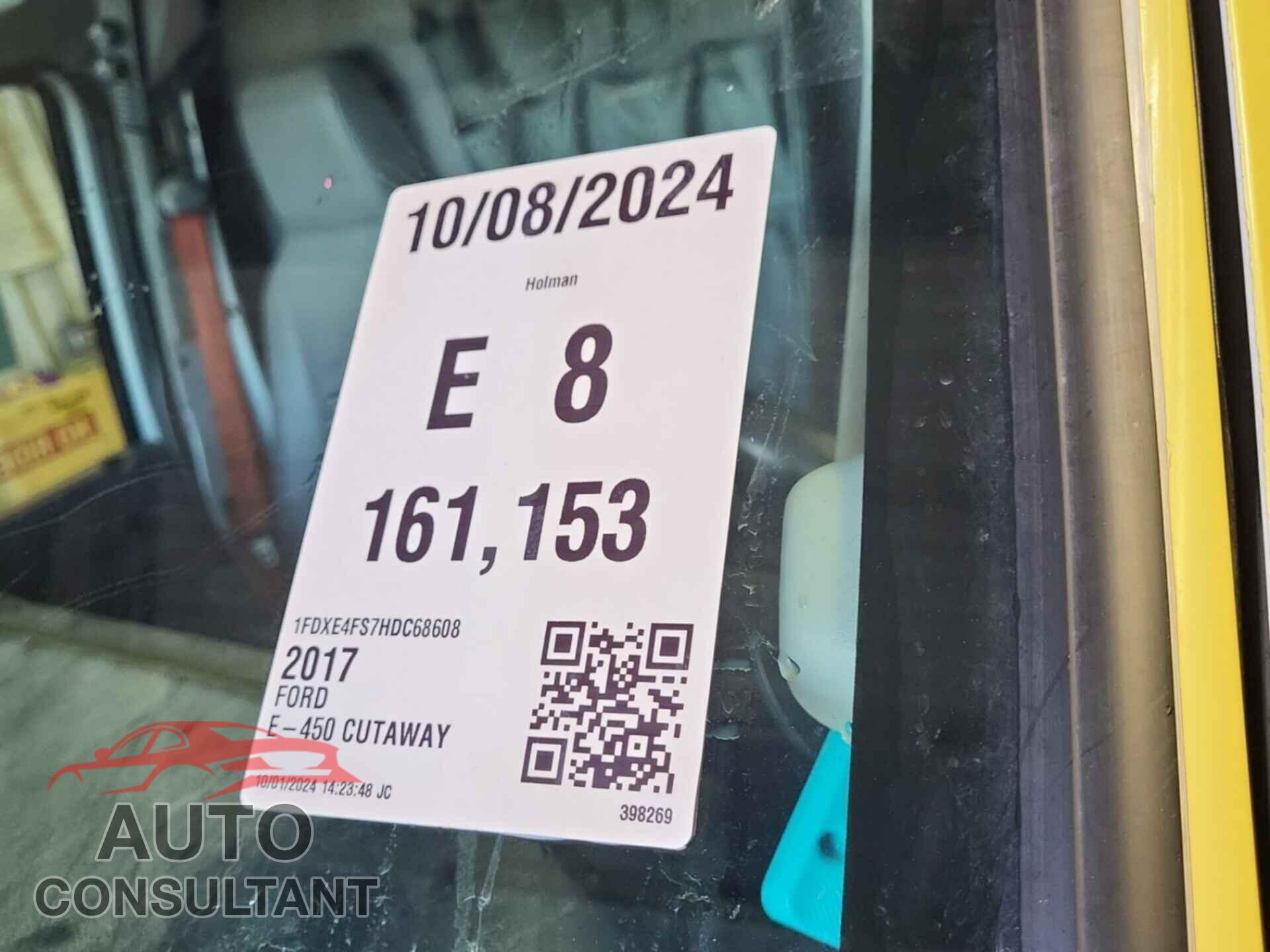 FORD ECONOLINE 2017 - 1FDXE4FS7HDC68608