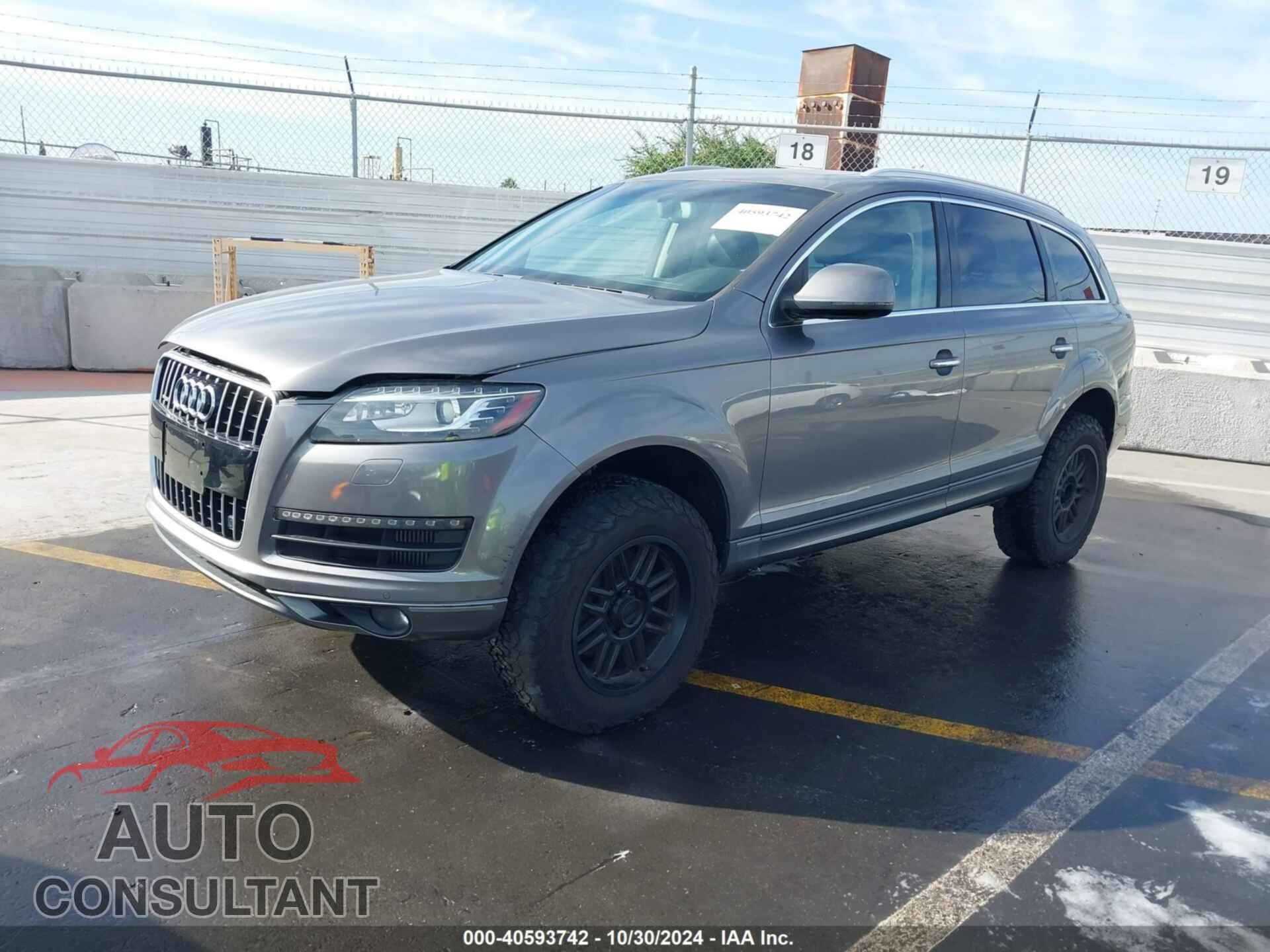 AUDI Q7 2012 - WA1LMAFEXCD005644