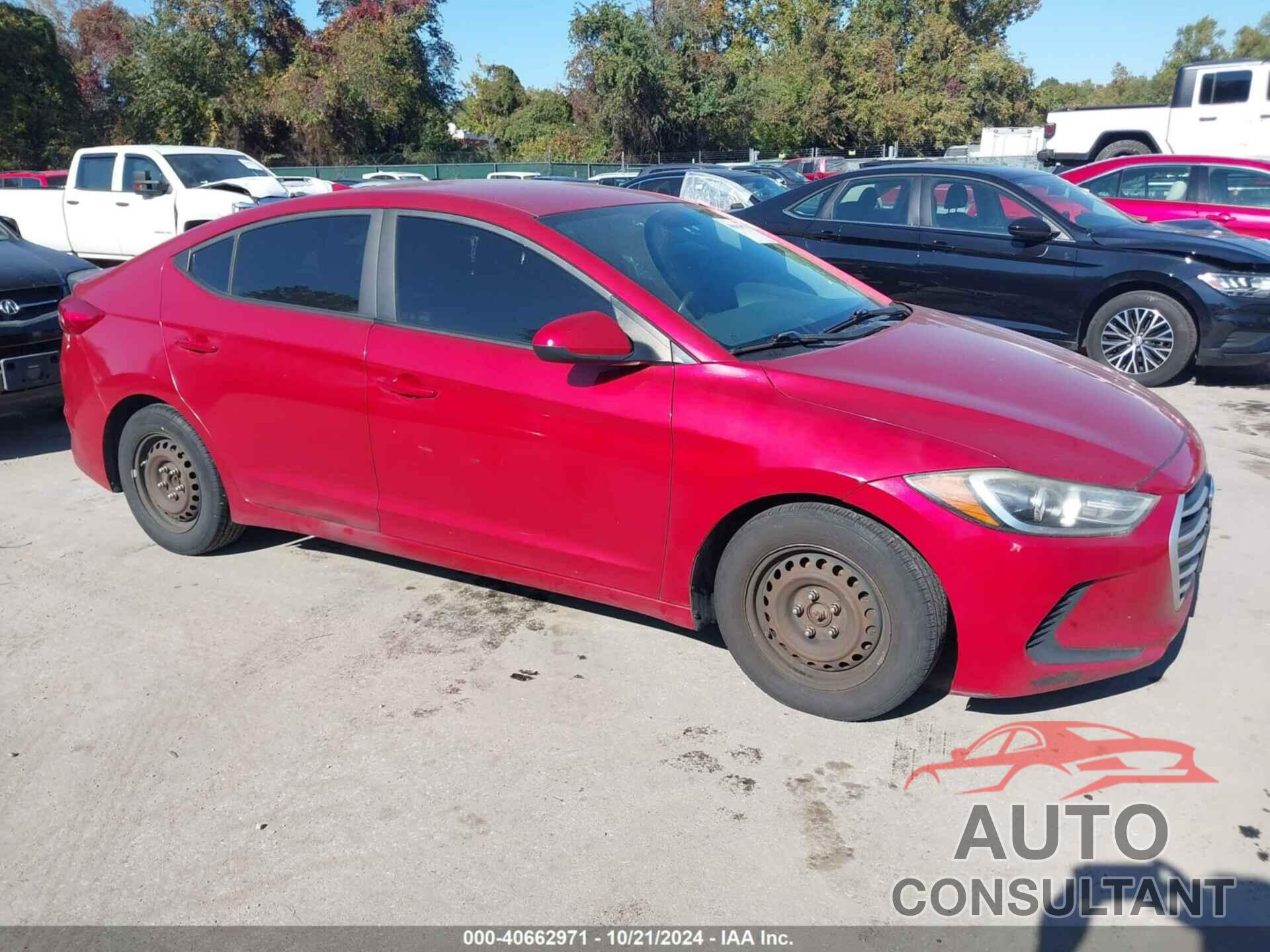 HYUNDAI ELANTRA 2017 - 5NPD74LF5HH147370