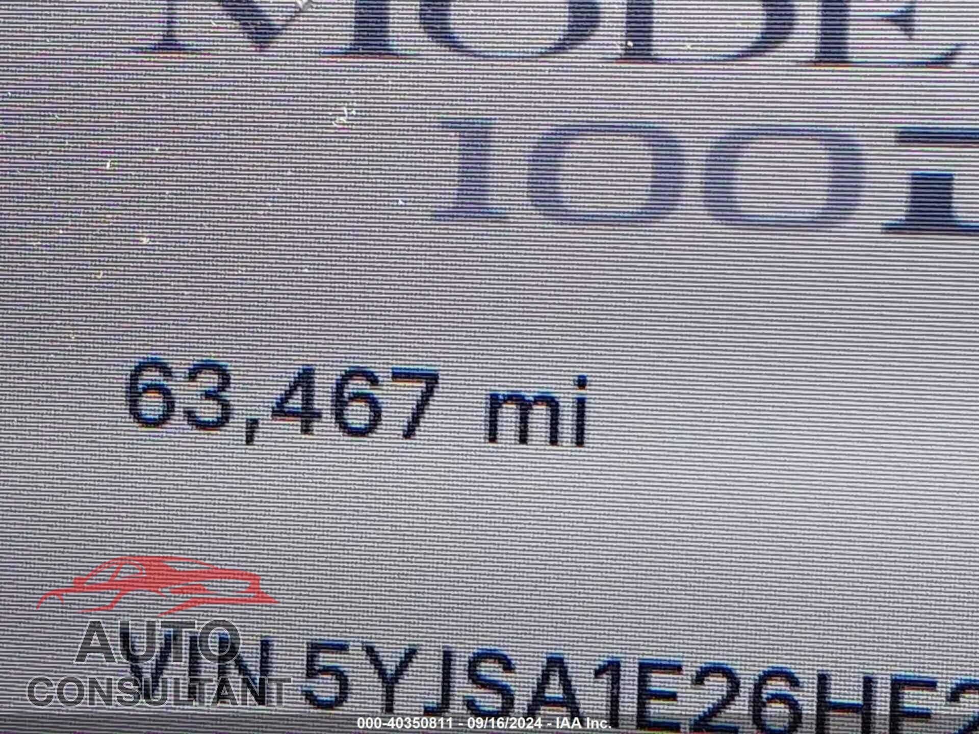 TESLA MODEL S 2017 - 5YJSA1E26HF215823