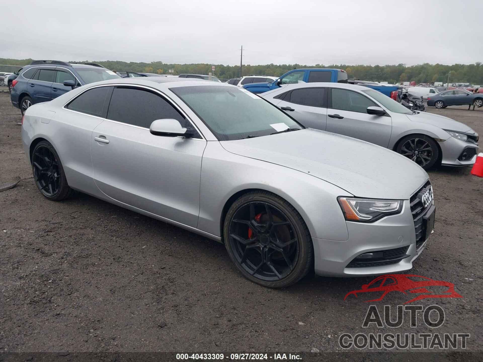 AUDI A5 2013 - WAURFAFR7DA039425