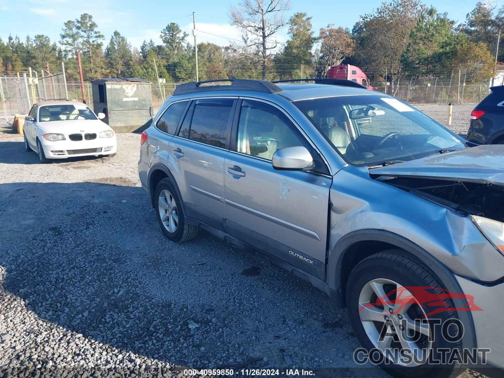 SUBARU OUTBACK 2014 - 4S4BRBMC7E3252800