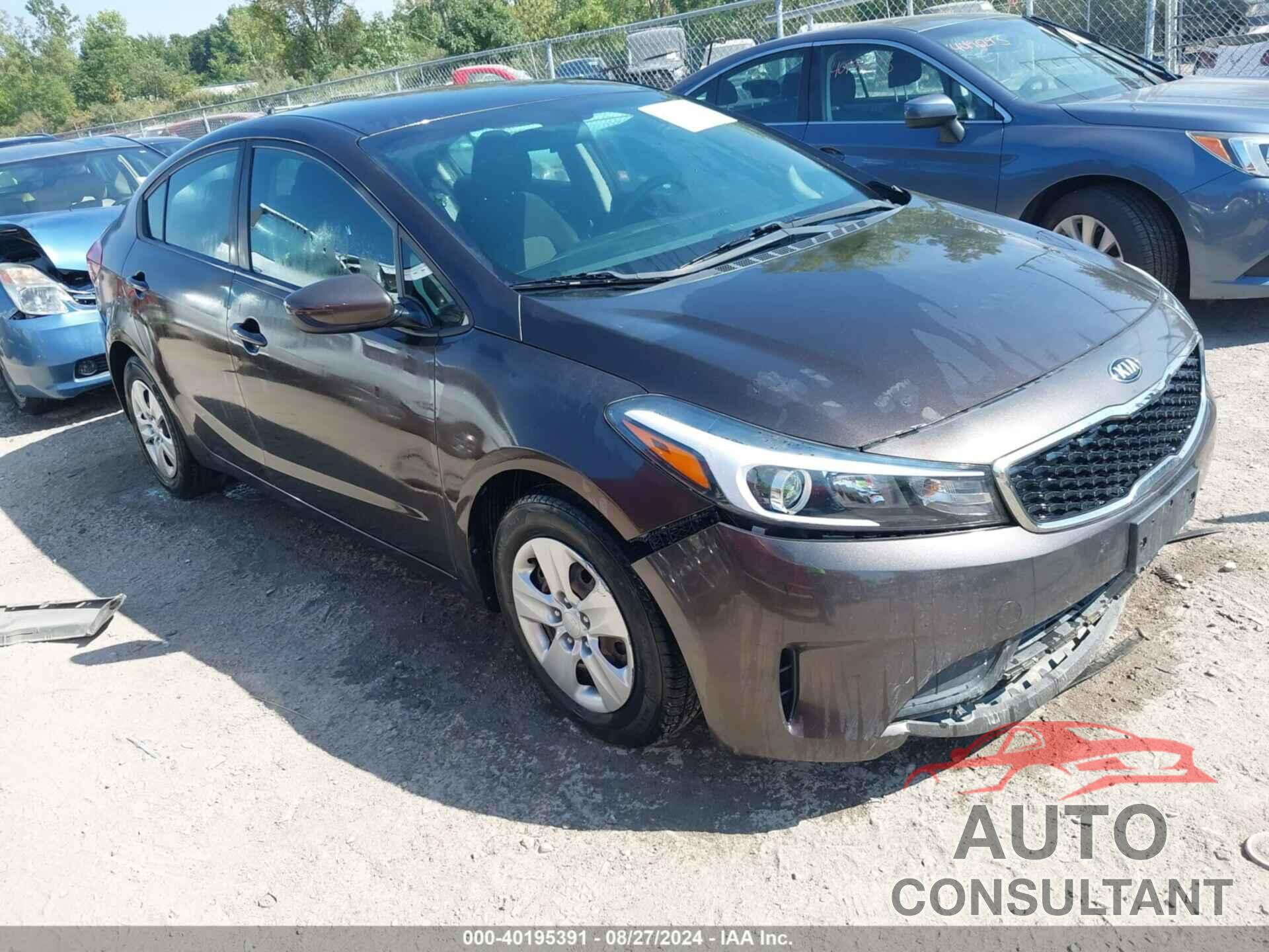 KIA FORTE 2018 - 3KPFK4A70JE187594