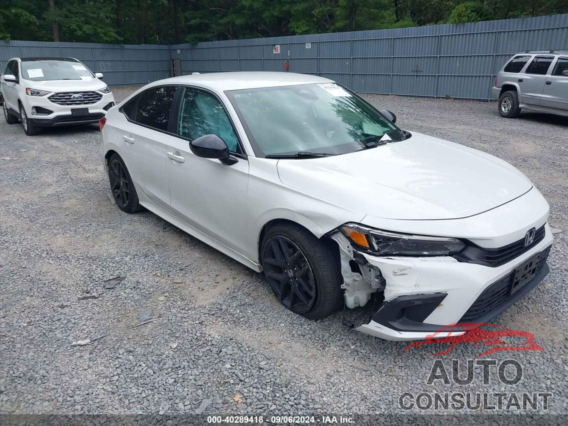 HONDA CIVIC 2022 - 2HGFE2F51NH572600