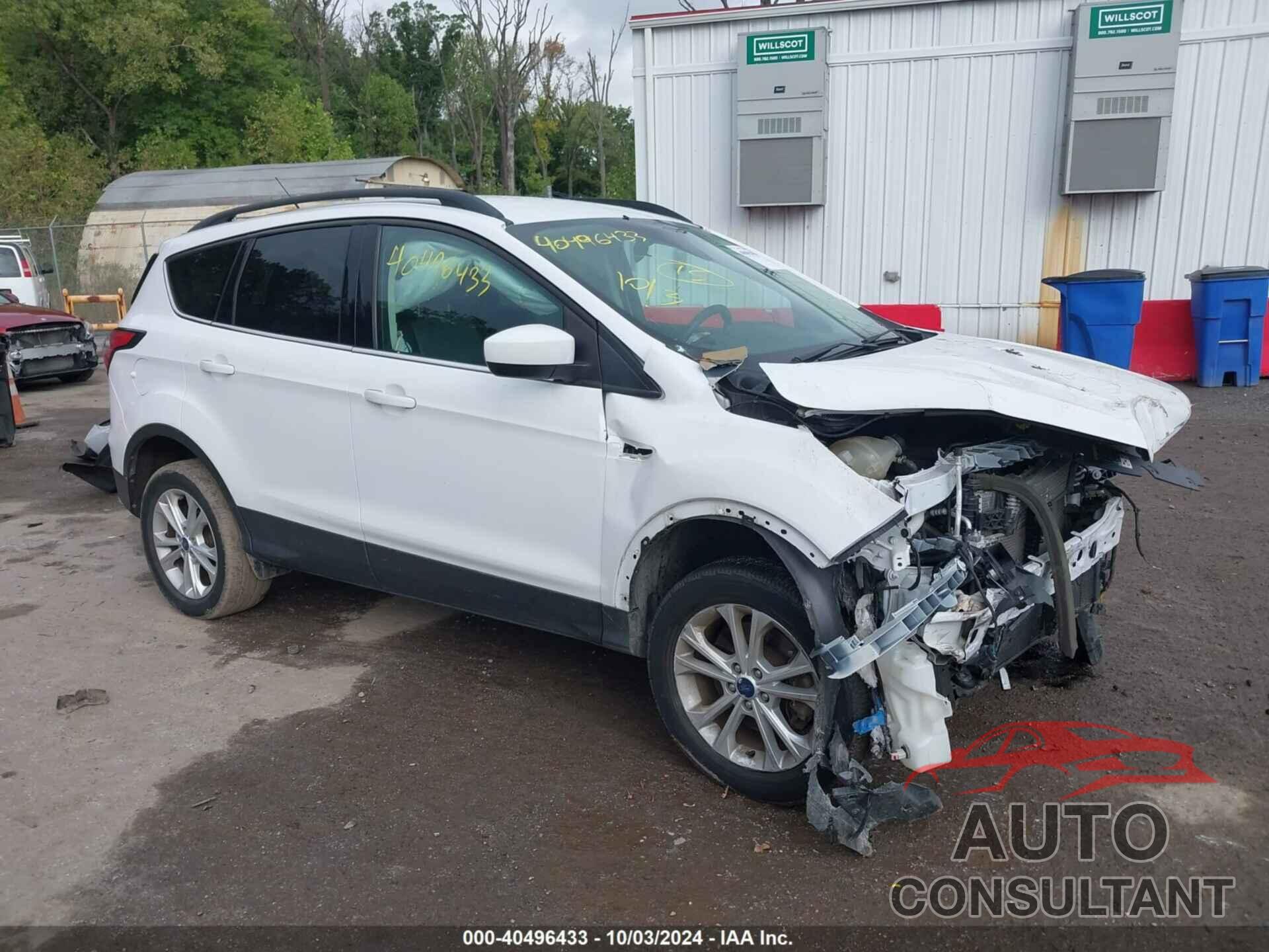 FORD ESCAPE 2018 - 1FMCU9GD7JUA49409