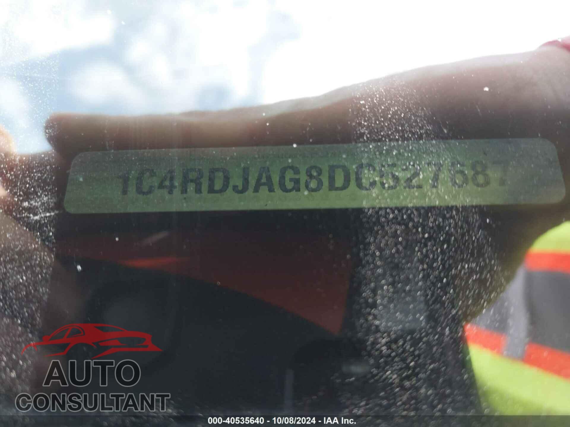 DODGE DURANGO 2013 - 1C4RDJAG8DC527687