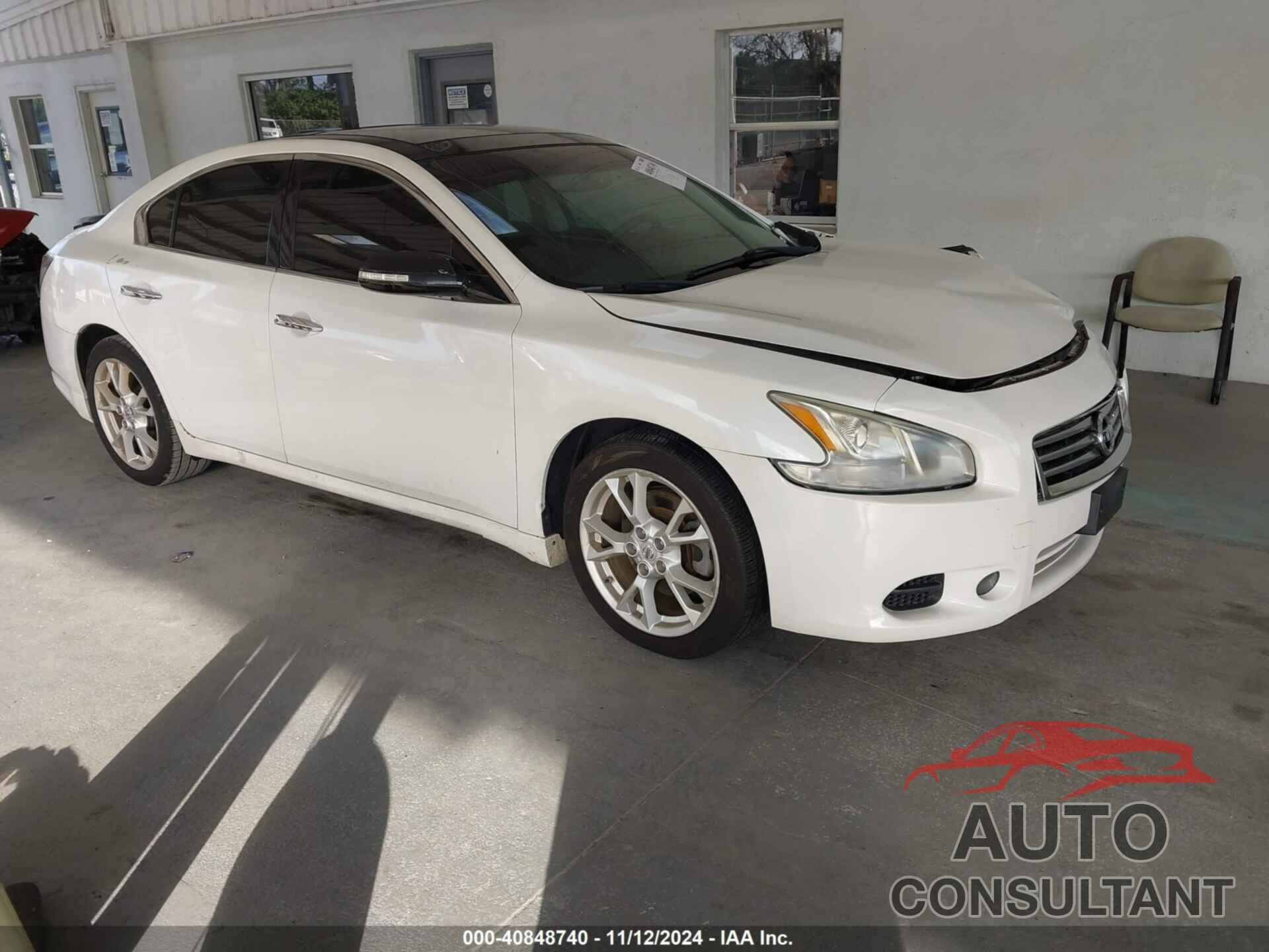 NISSAN MAXIMA 2012 - 1N4AA5AP2CC860632