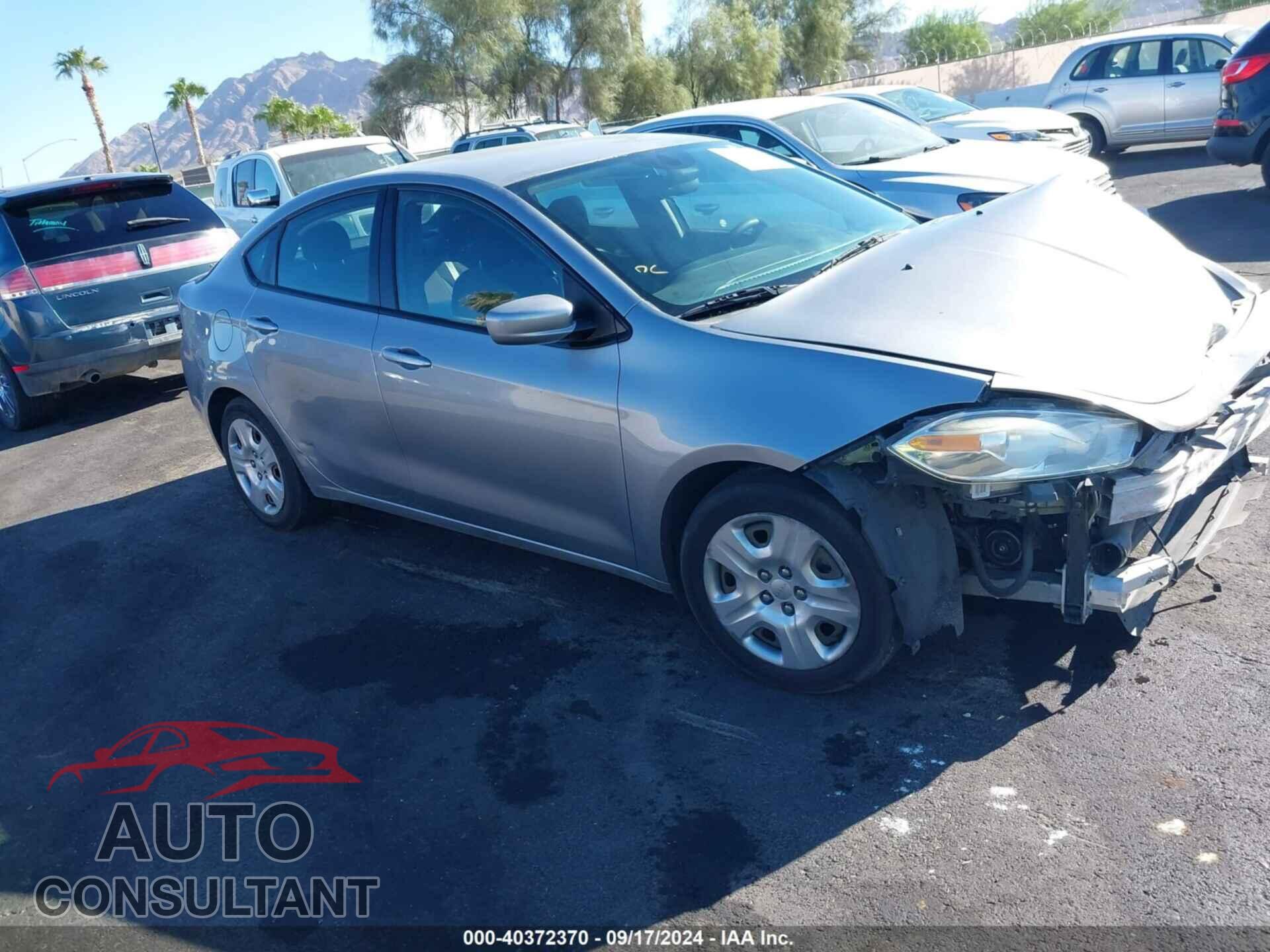 DODGE DART 2015 - 1C3CDFAA2FD266220
