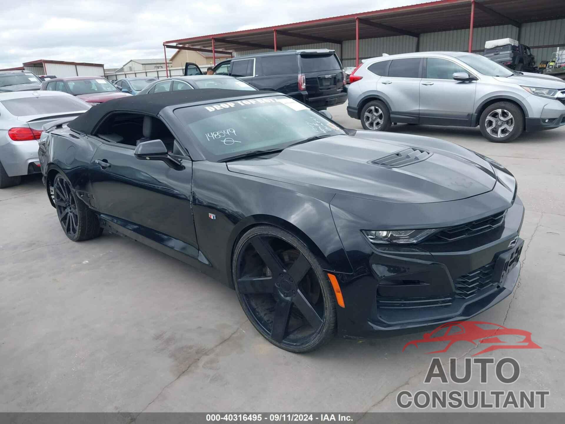 CHEVROLET CAMARO 2019 - 1G1FH3D7XK0148549